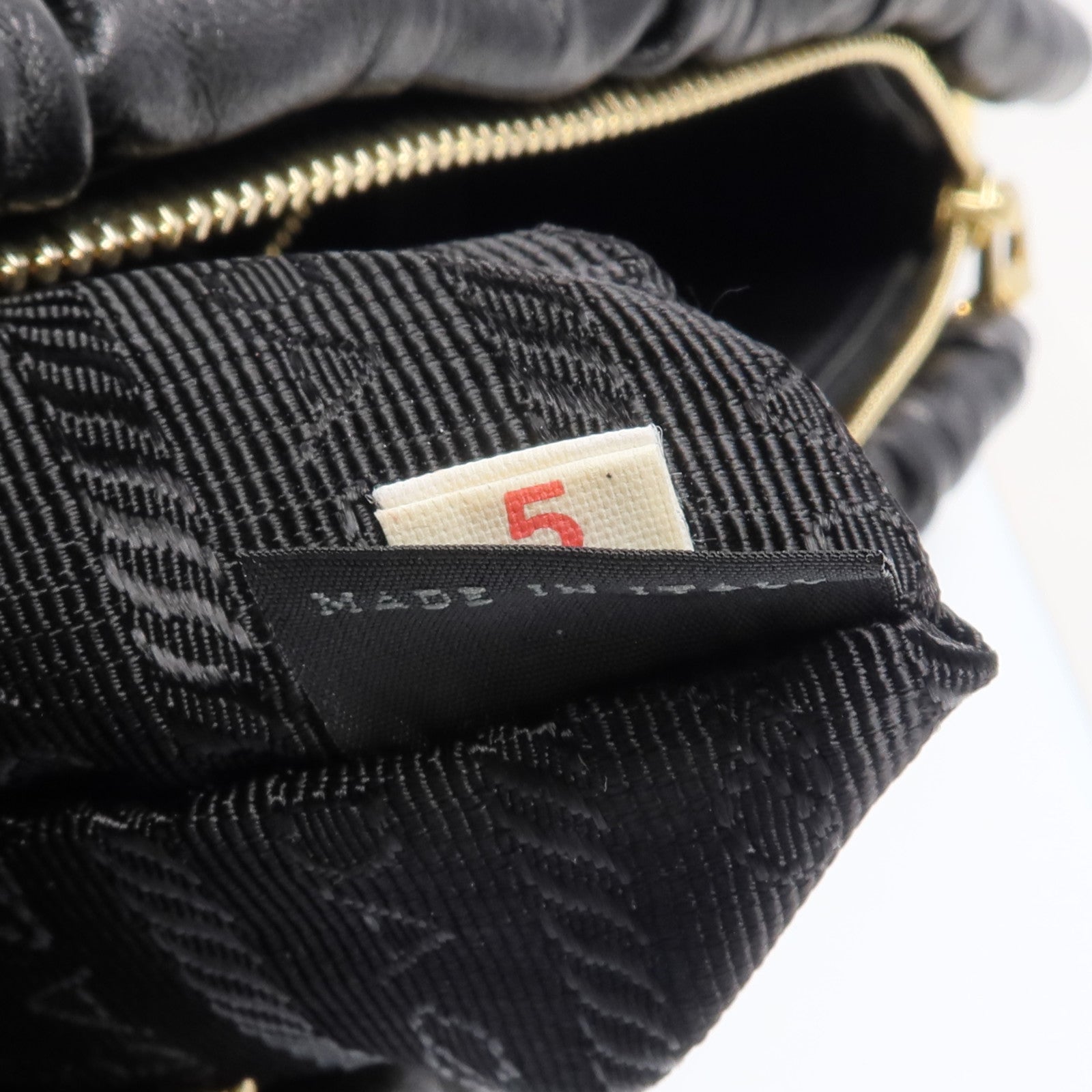 PRADA 羊皮皮革2 Way Shoulder金扣手挽肩背兩用袋