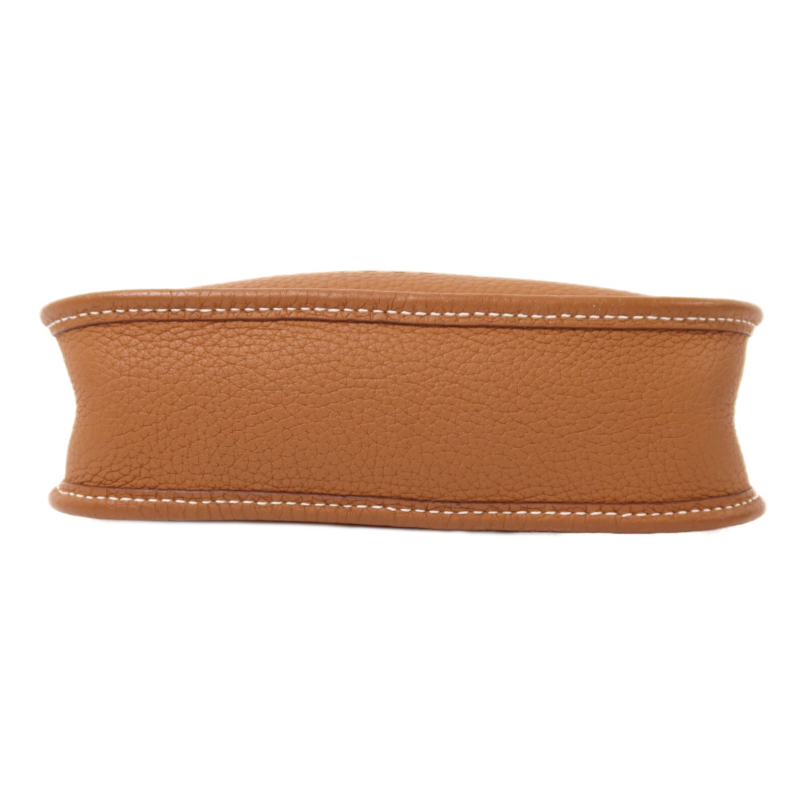 HERMES Clemence皮革Evelyne TPM金扣肩背袋Gold