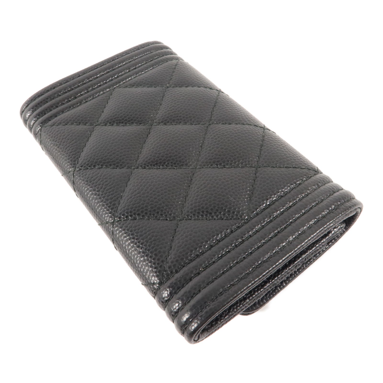 CHANEL 牛皮皮革Boy Card Case卡片套