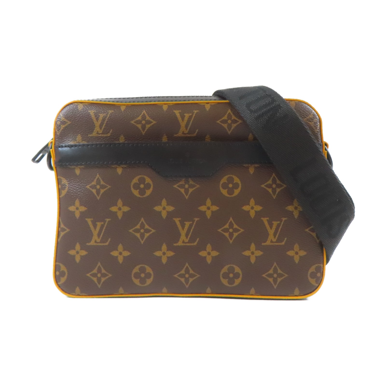 LOUIS VUITTON Monogram Trio肩背袋黑色/啡色