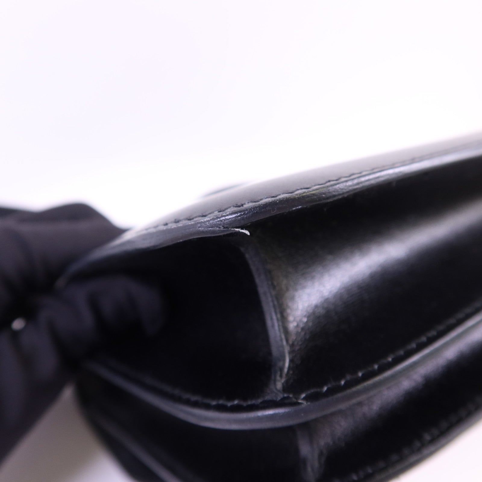 HERMES Box Calf皮革Constance Mini金扣肩背袋Noir