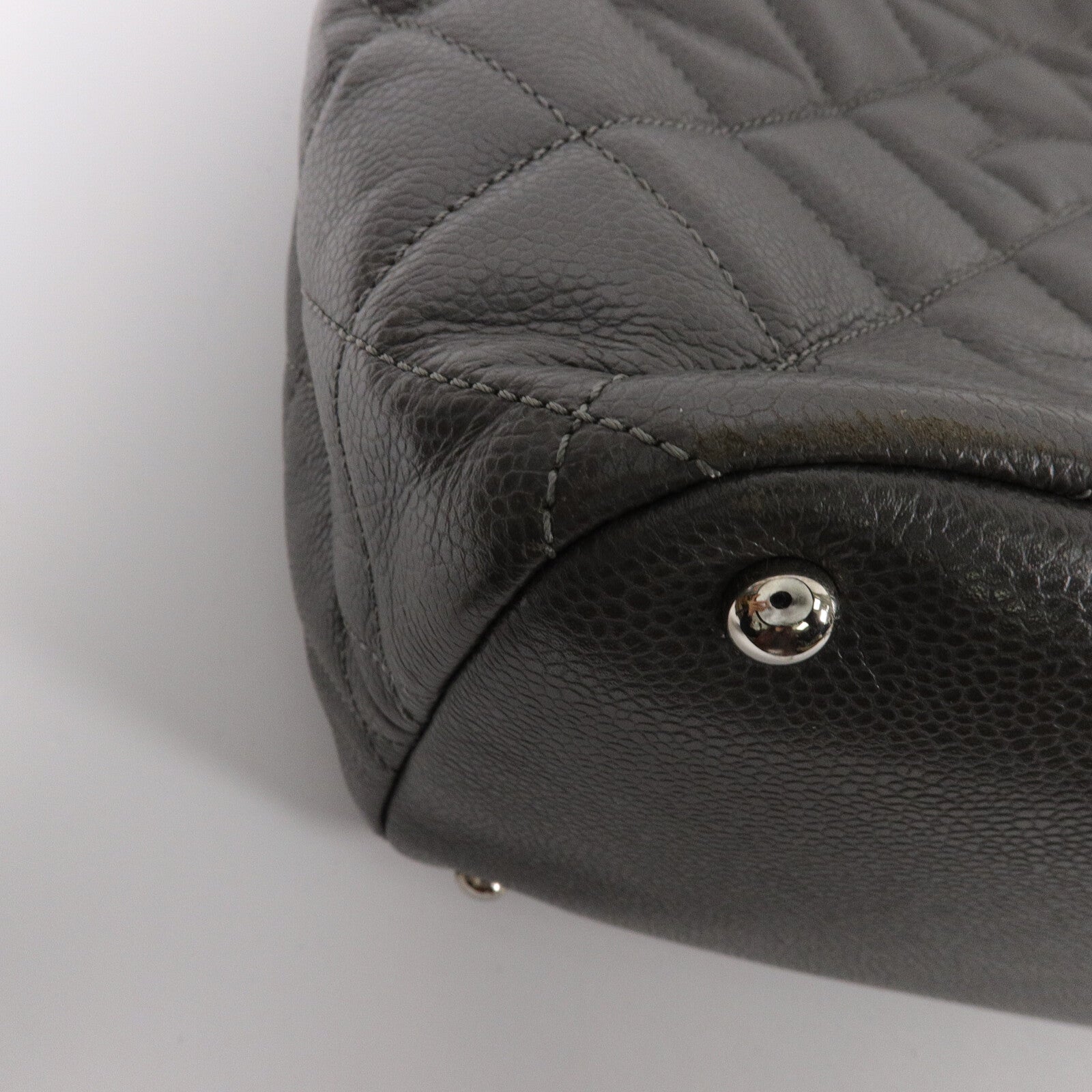 CHANEL 牛皮皮革CC Timeless Chain Tote鏈帶手挽袋