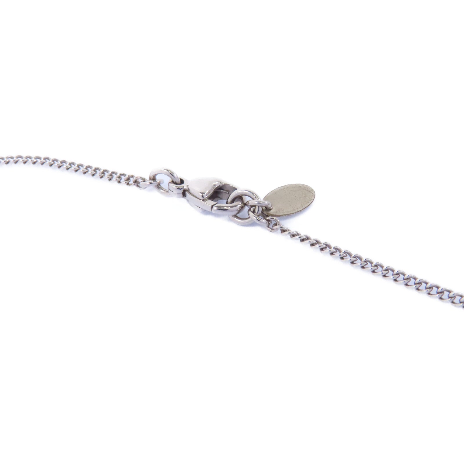 CHANEL 金屬Necklace項鍊銀色