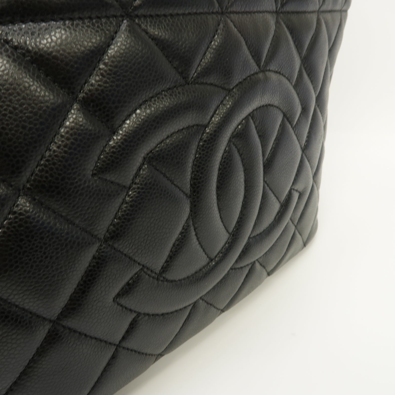 CHANEL 【激減優惠】菱格牛皮皮革Chain Shoulder Bag金扣鏈帶肩背袋黑色