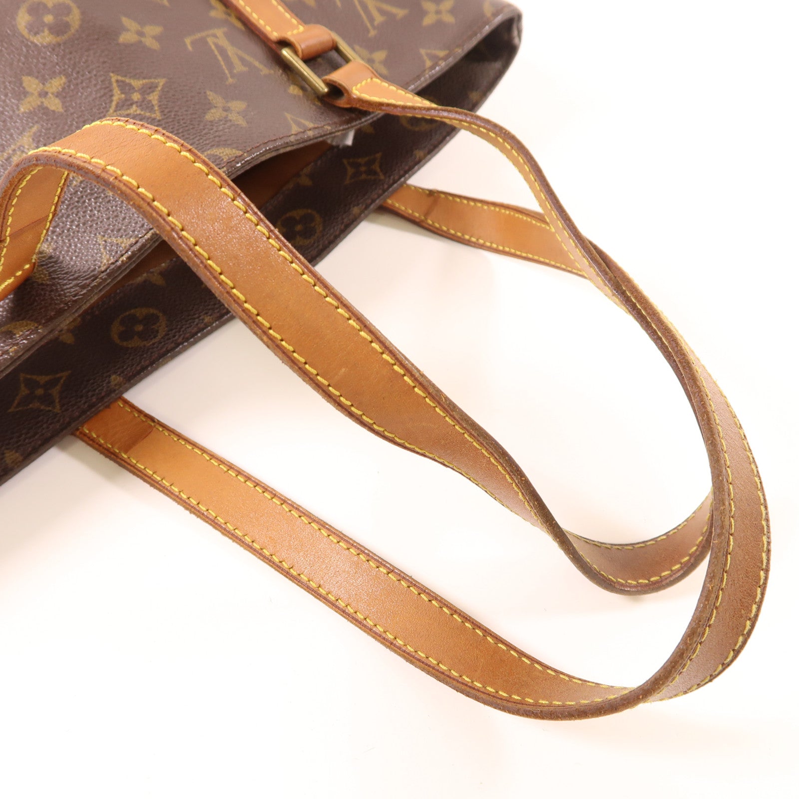 LOUIS VUITTON Monogram Vavin GM金扣肩背袋/手挽袋棕色