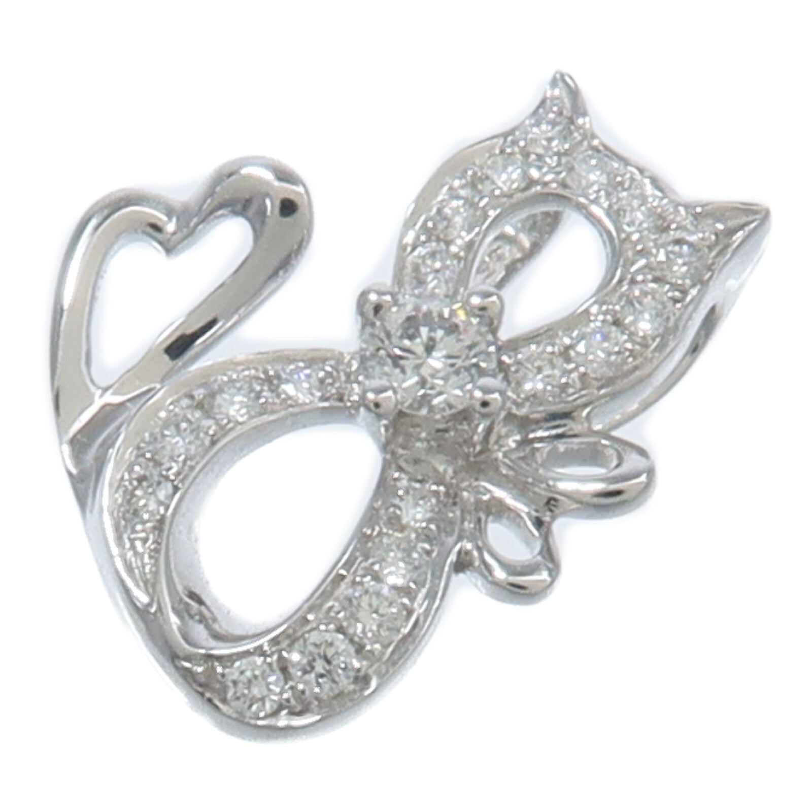 JEWELRY 18K白金Diamond Pendant鑽石吊墜