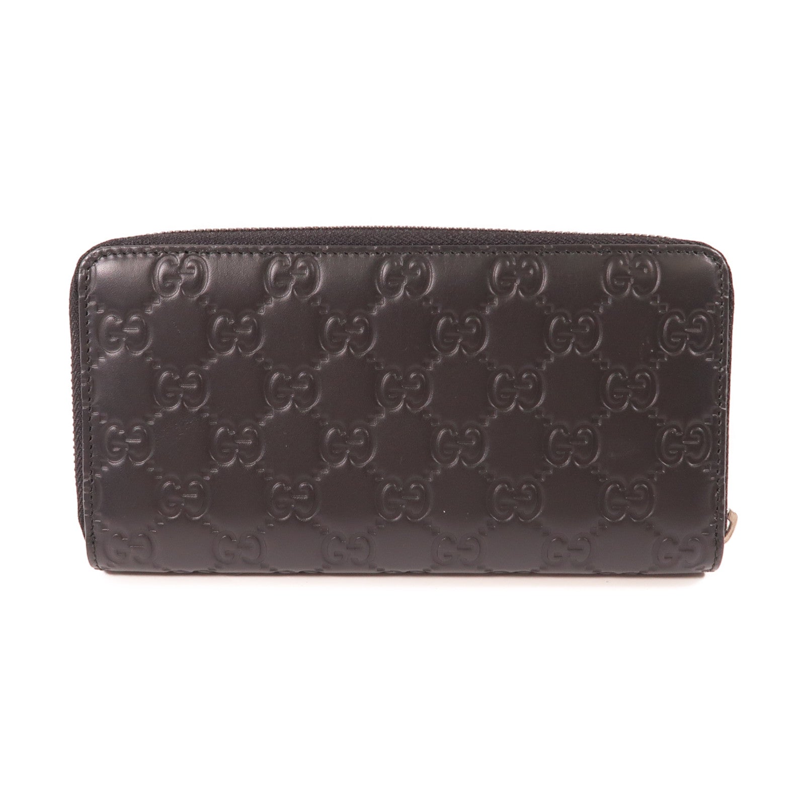 GUCCI 牛皮皮革Long Wallet銀扣長錢包