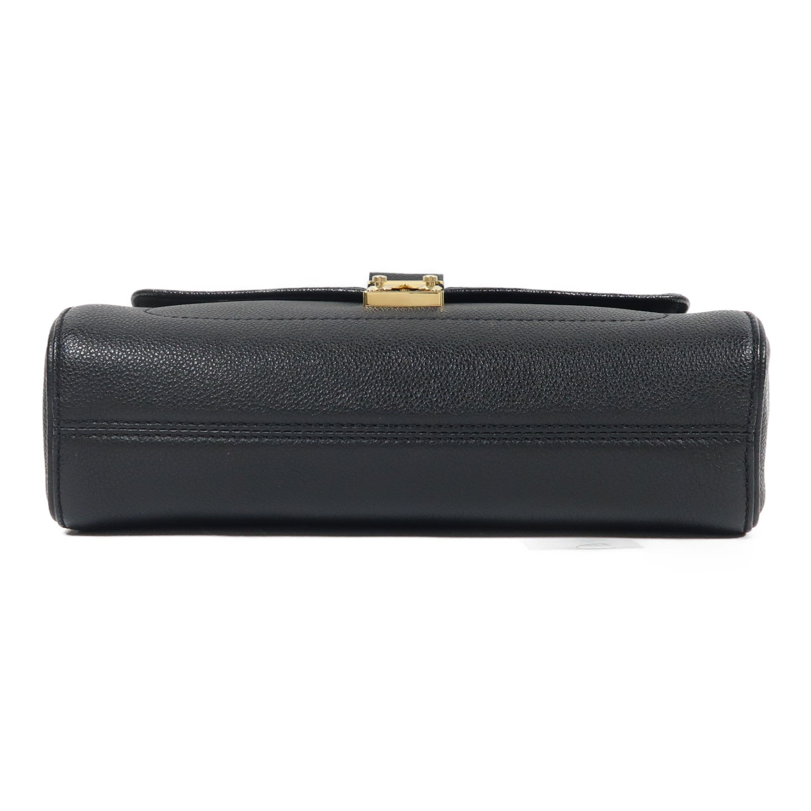 LOUIS VUITTON Monogram Empreinte Saint Germain PM金扣鏈帶肩背袋黑色