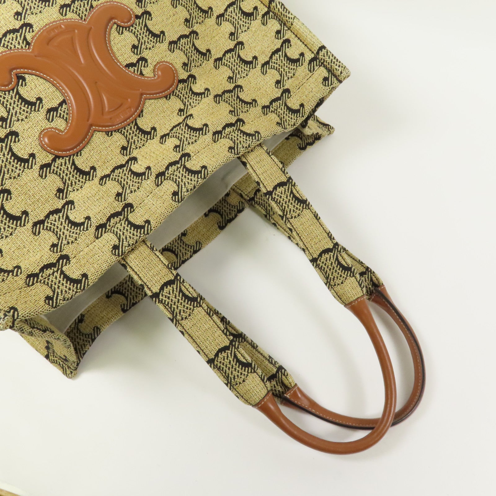 CELINE 帆布Triomphe Cabas Thais肩背袋