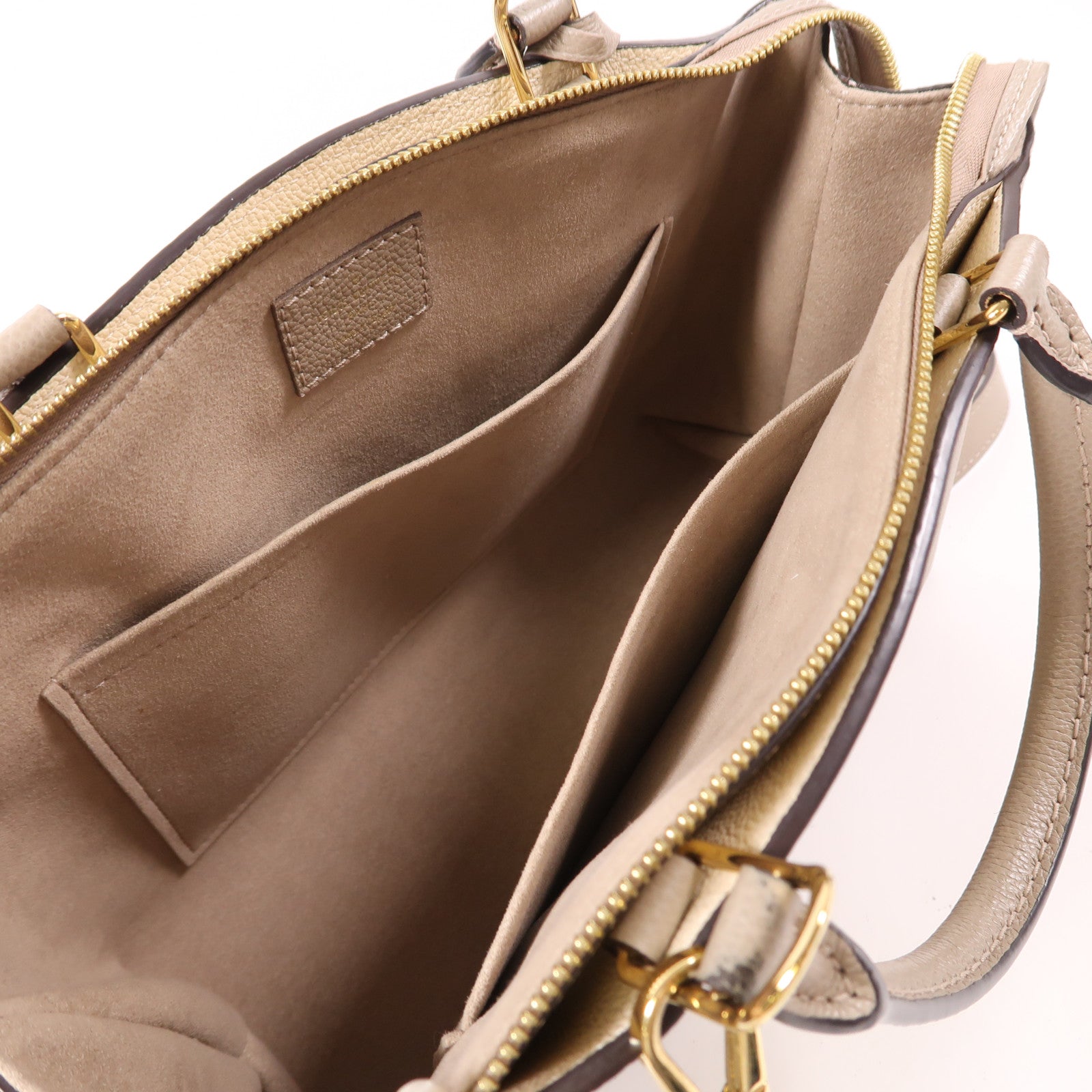 LOUIS VUITTON Monogram Empreinte Petit Palais金扣手挽肩背兩用袋