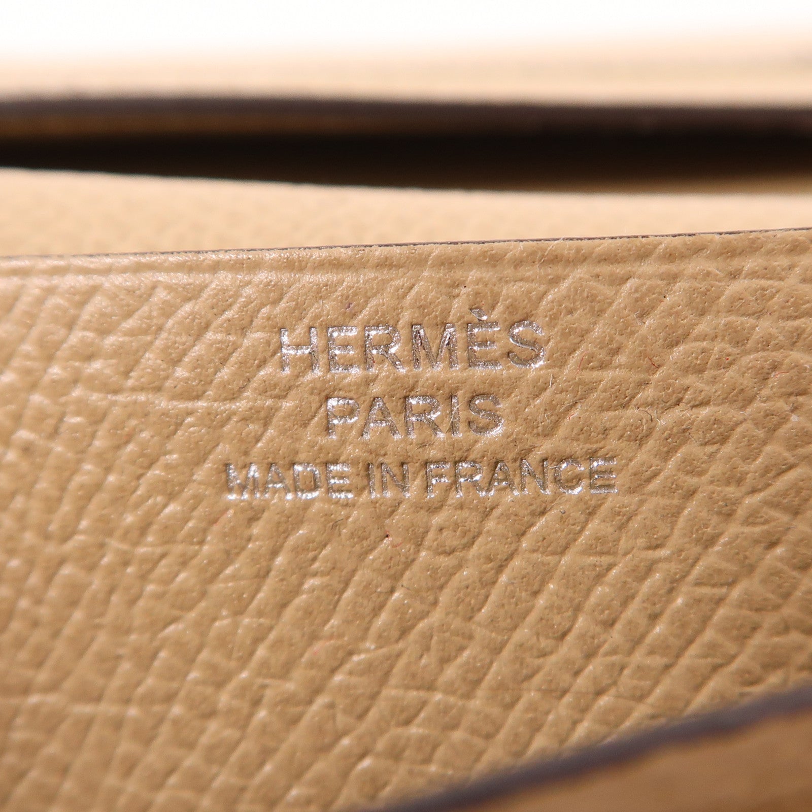 HERMES Epsom皮革Bearn Wallet銀扣長錢包Trench