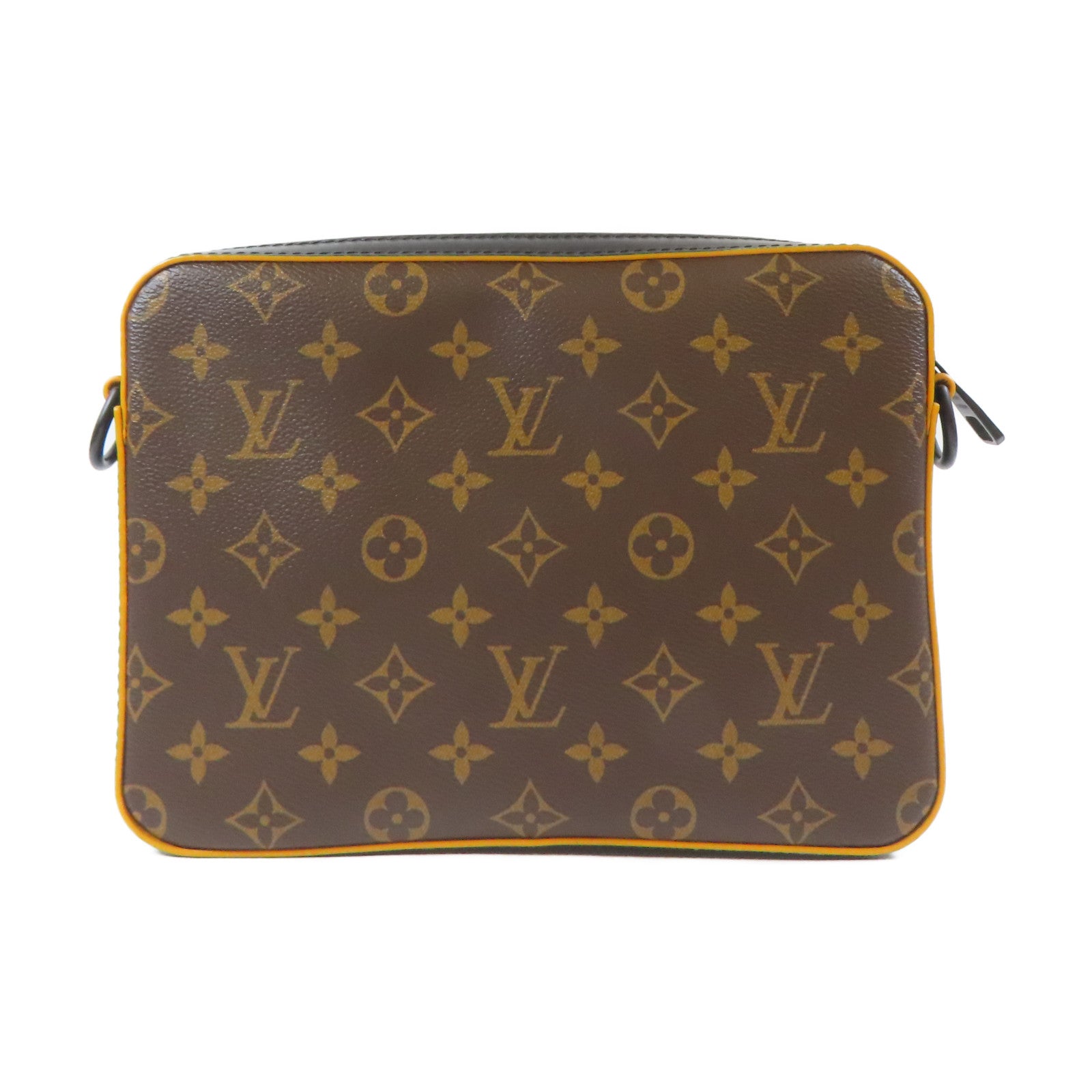 LOUIS VUITTON Monogram Trio肩背袋黑色/啡色
