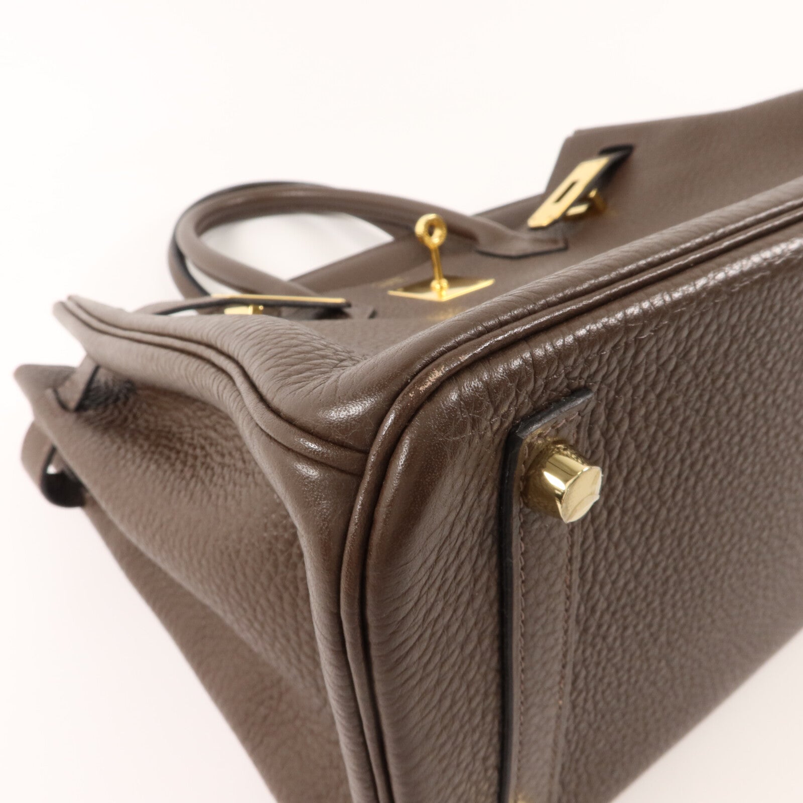 HERMES Togo皮革Birkin 30手挽袋Chocolat