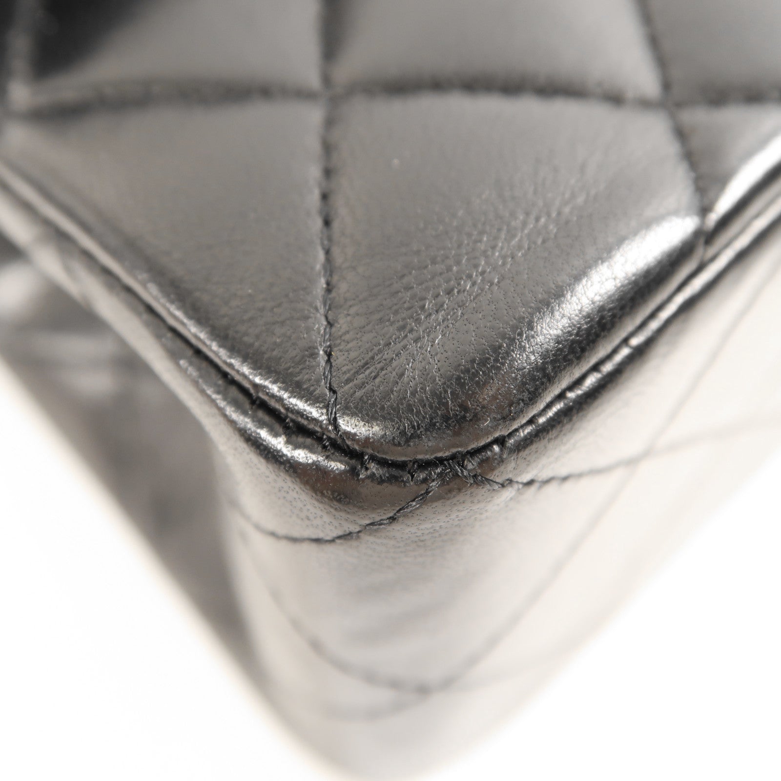 CHANEL 【激減優惠】羊皮皮革Classic 23銀扣鏈帶肩背袋