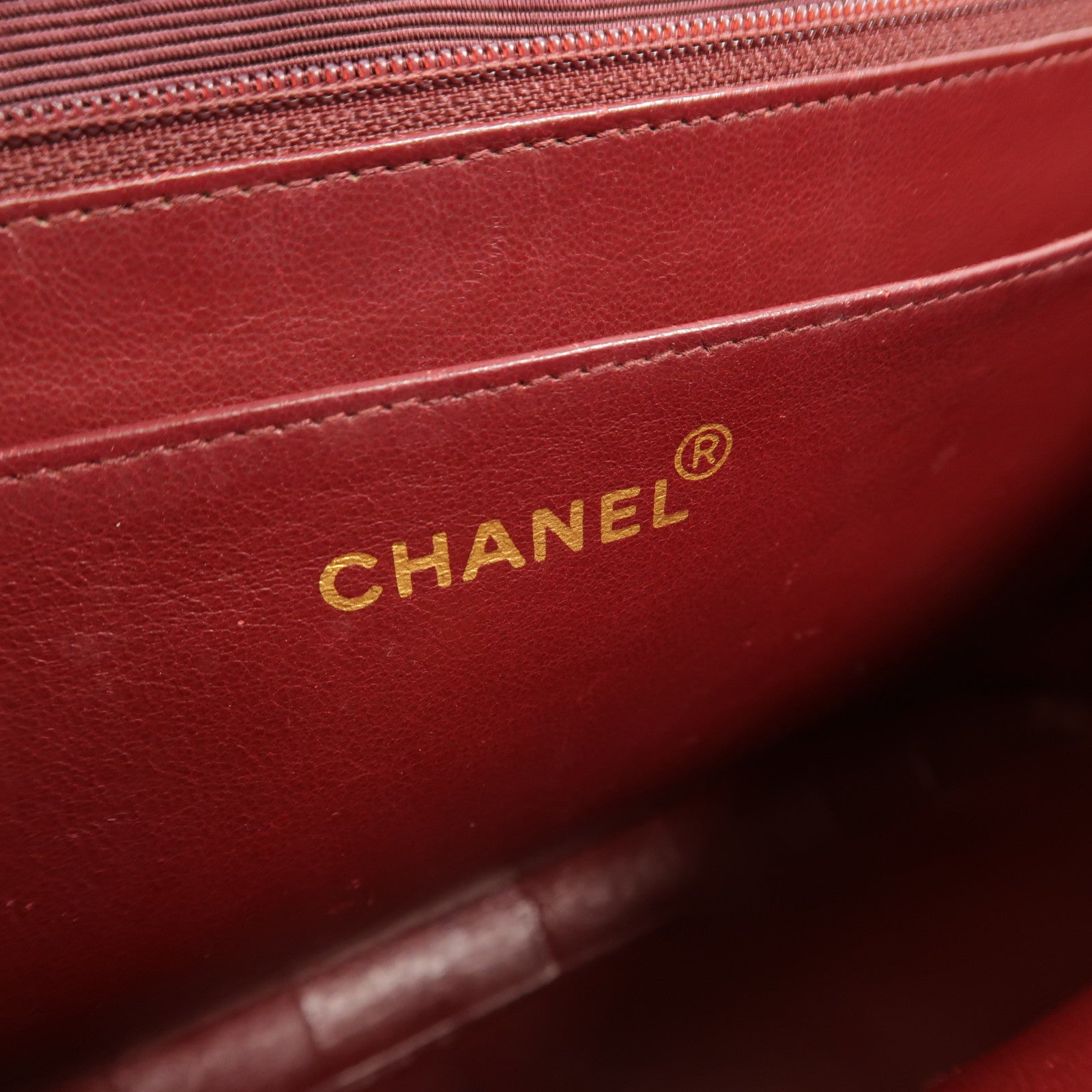 CHANEL 羊皮皮革Vintage Chain Shoulder手挽肩背兩用袋
