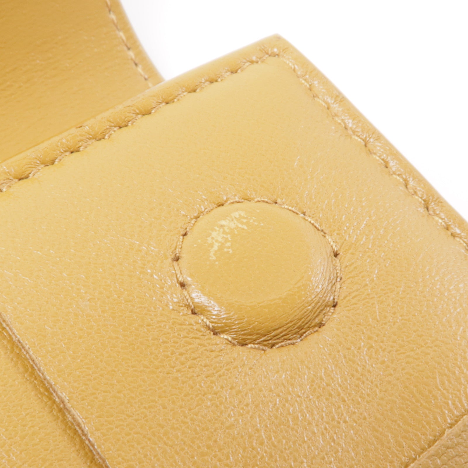 BOTTEGA VENETA 皮革Long Wallet金扣長錢包棕色