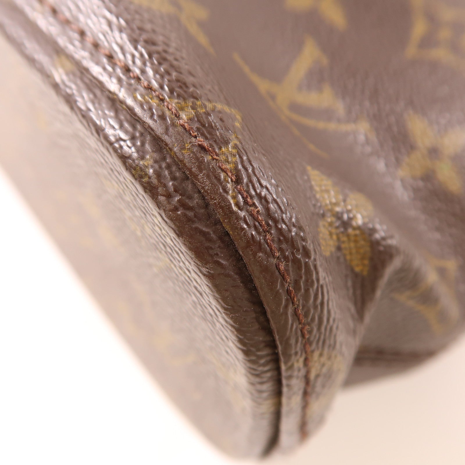 LOUIS VUITTON Monogram Vavin GM金扣肩背袋/手挽袋棕色