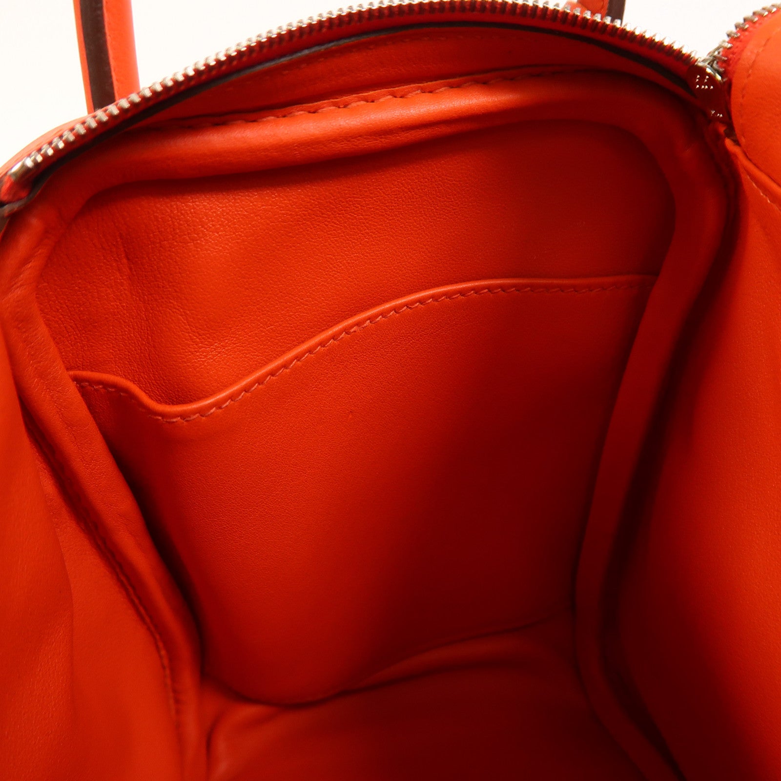 HERMES Swift皮革Lindy 26銀扣手挽肩背兩用袋Capucine