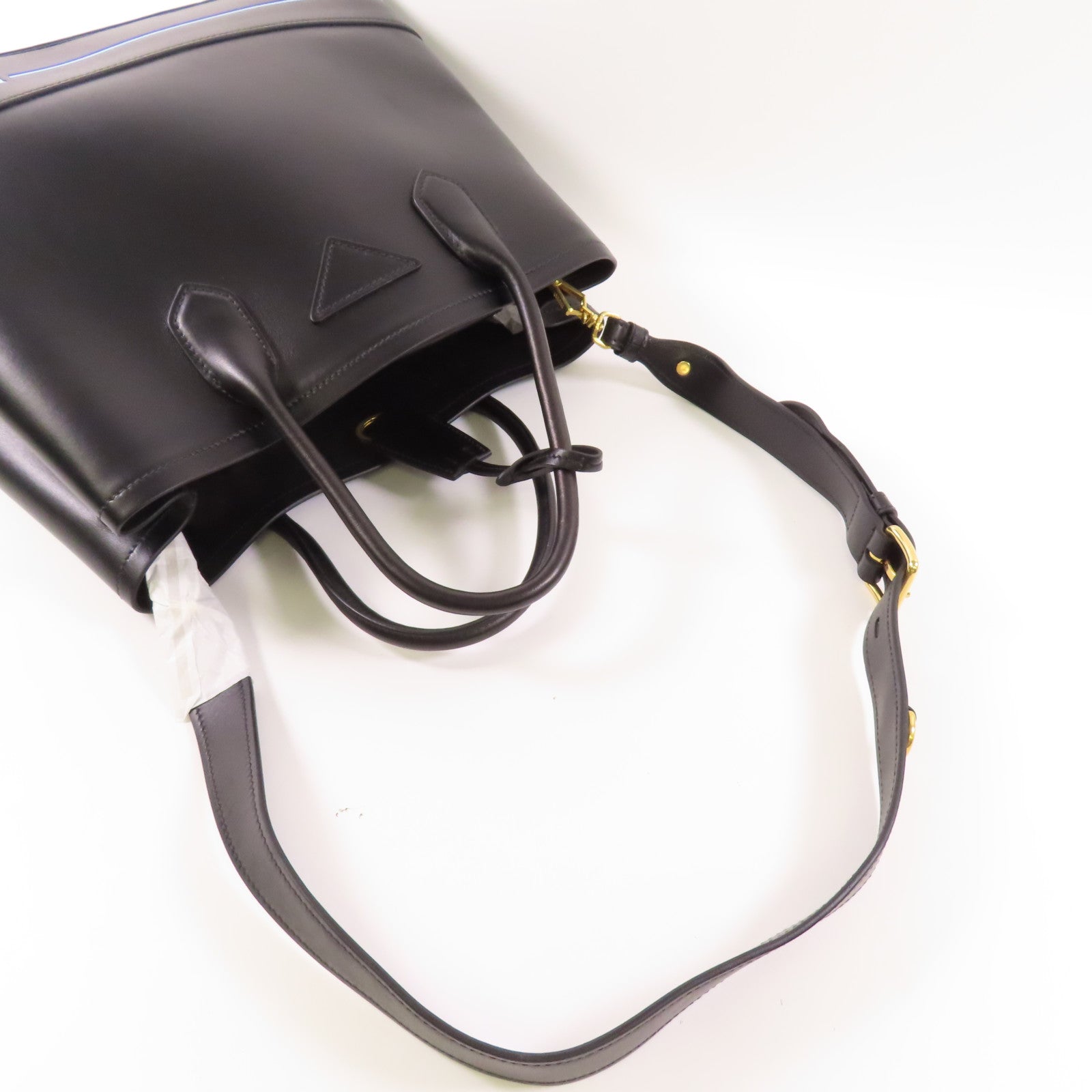 PRADA 牛皮皮革2 Way Bag金扣手挽肩背兩用袋