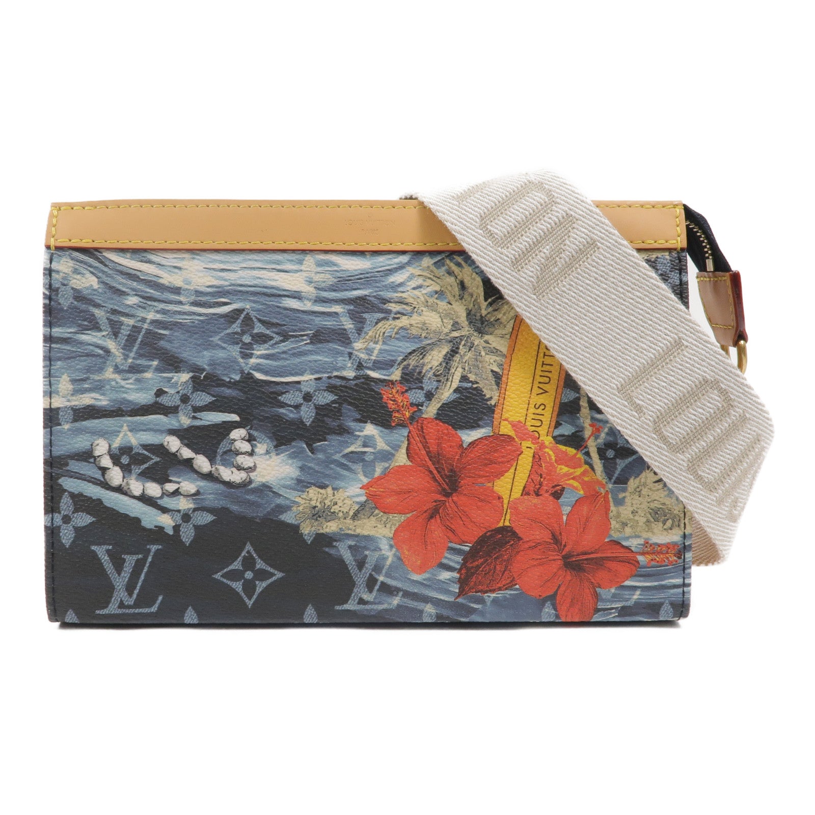 LOUIS VUITTON Monogram Surfin Gaston Wearable Wallet肩背袋