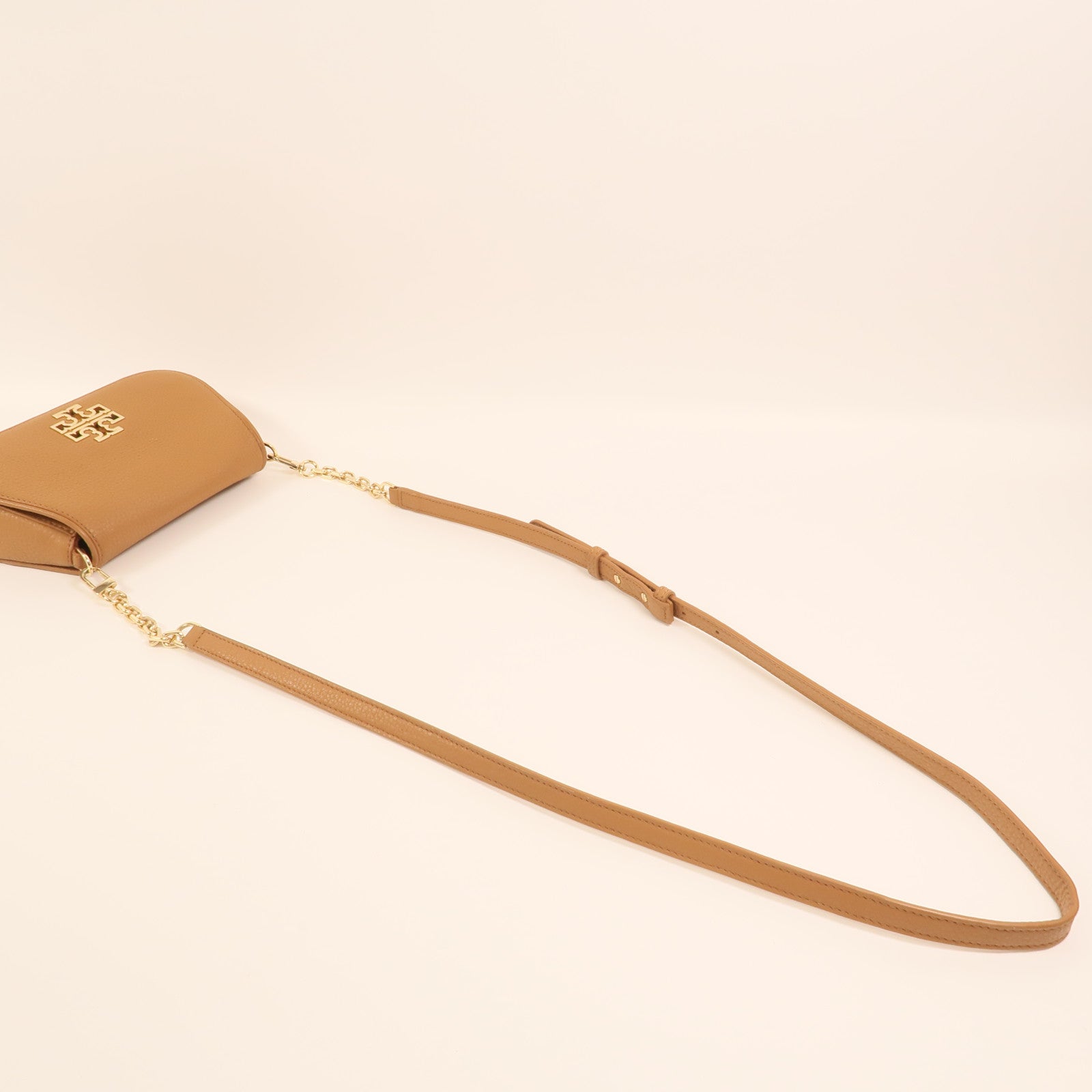 Tory Burch 牛皮皮革Shoulder Bag金扣肩背袋