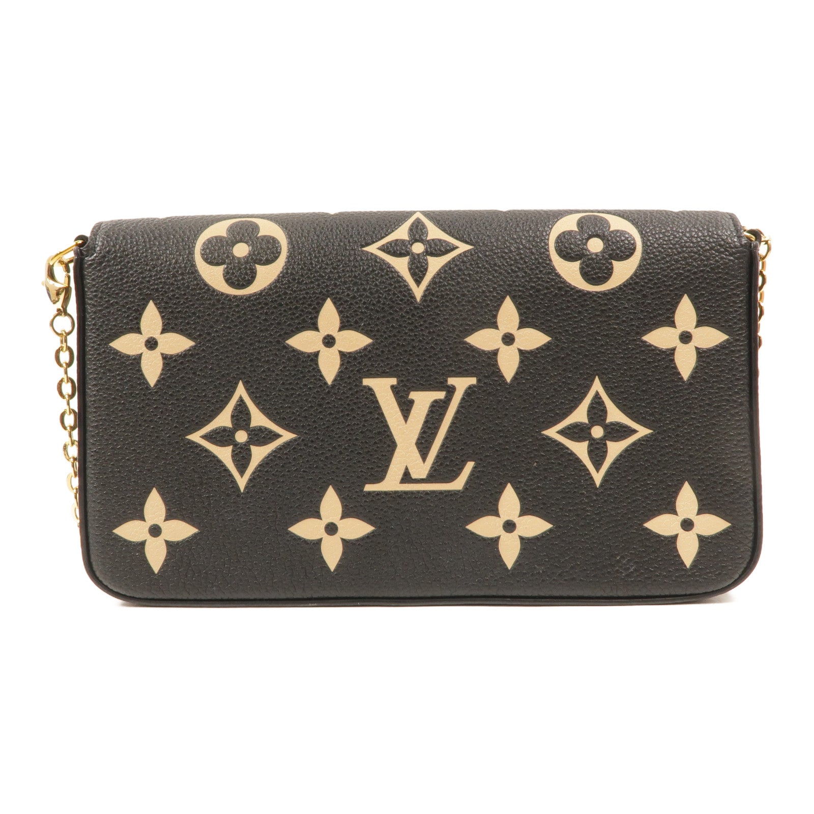 LOUIS VUITTON Monogram Empreinte Pochette Felicie鏈帶肩背袋