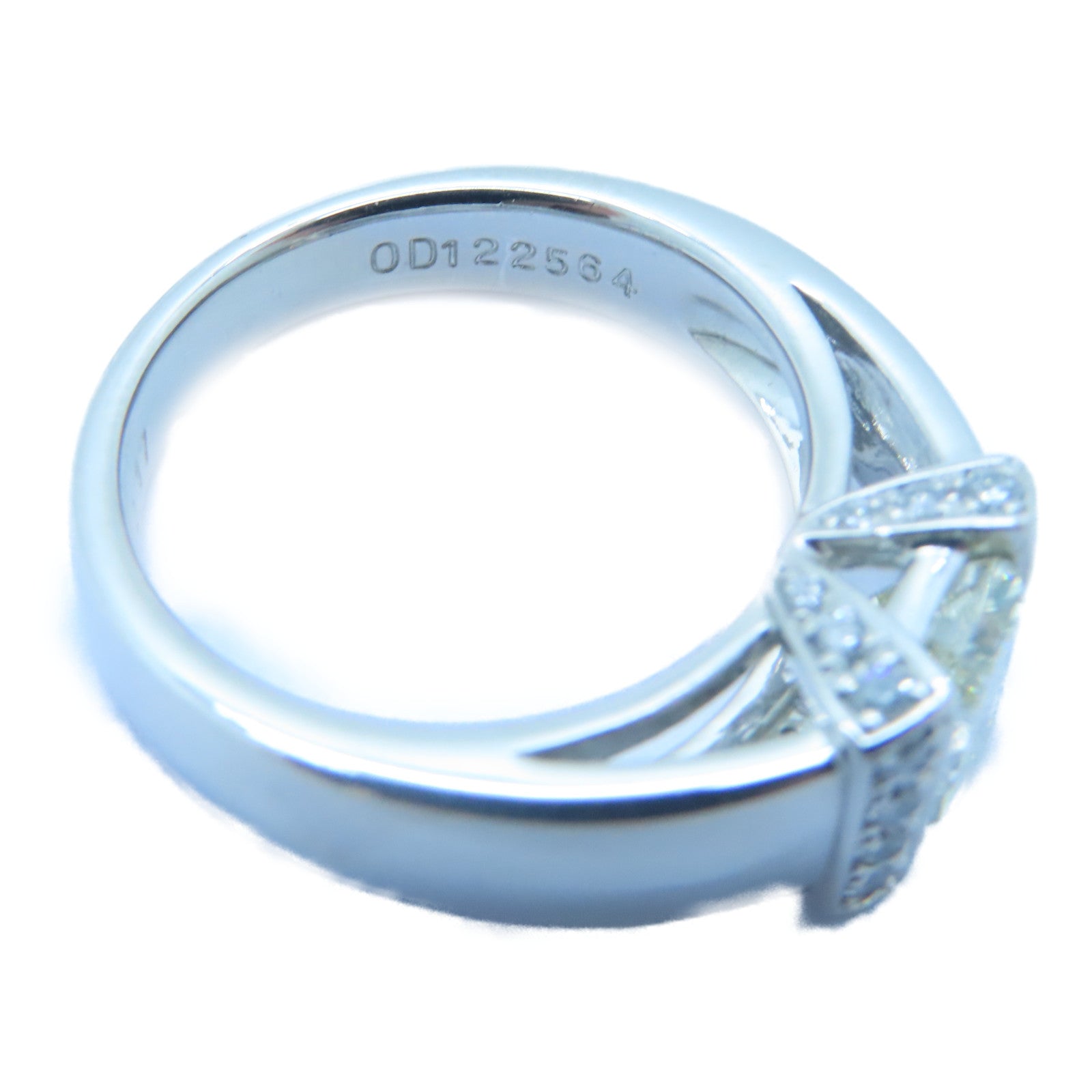 JEWELRY 【激減優惠】PT900鉑金Diamond Ring 1.027ct/0.17ct鑽石戒指US#5.5