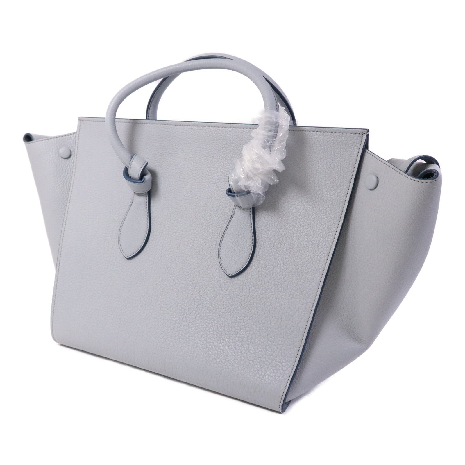CELINE 牛皮皮革Small Tie Tote Bag 金扣手挽袋