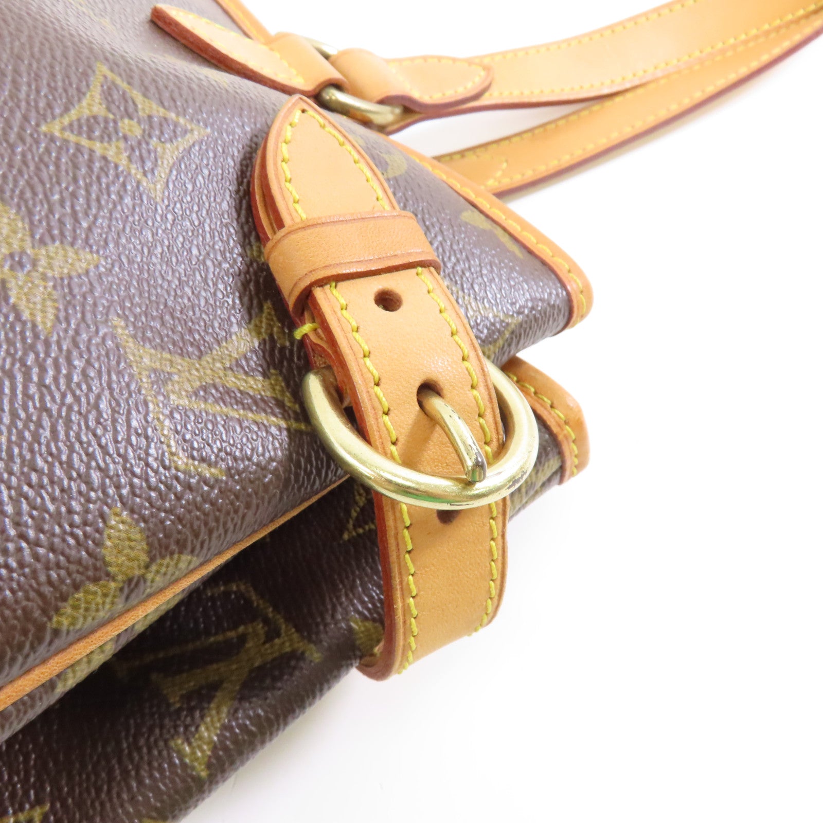 LOUIS VUITTON Monogram Batignolles Tote Bag金扣手挽袋啡色