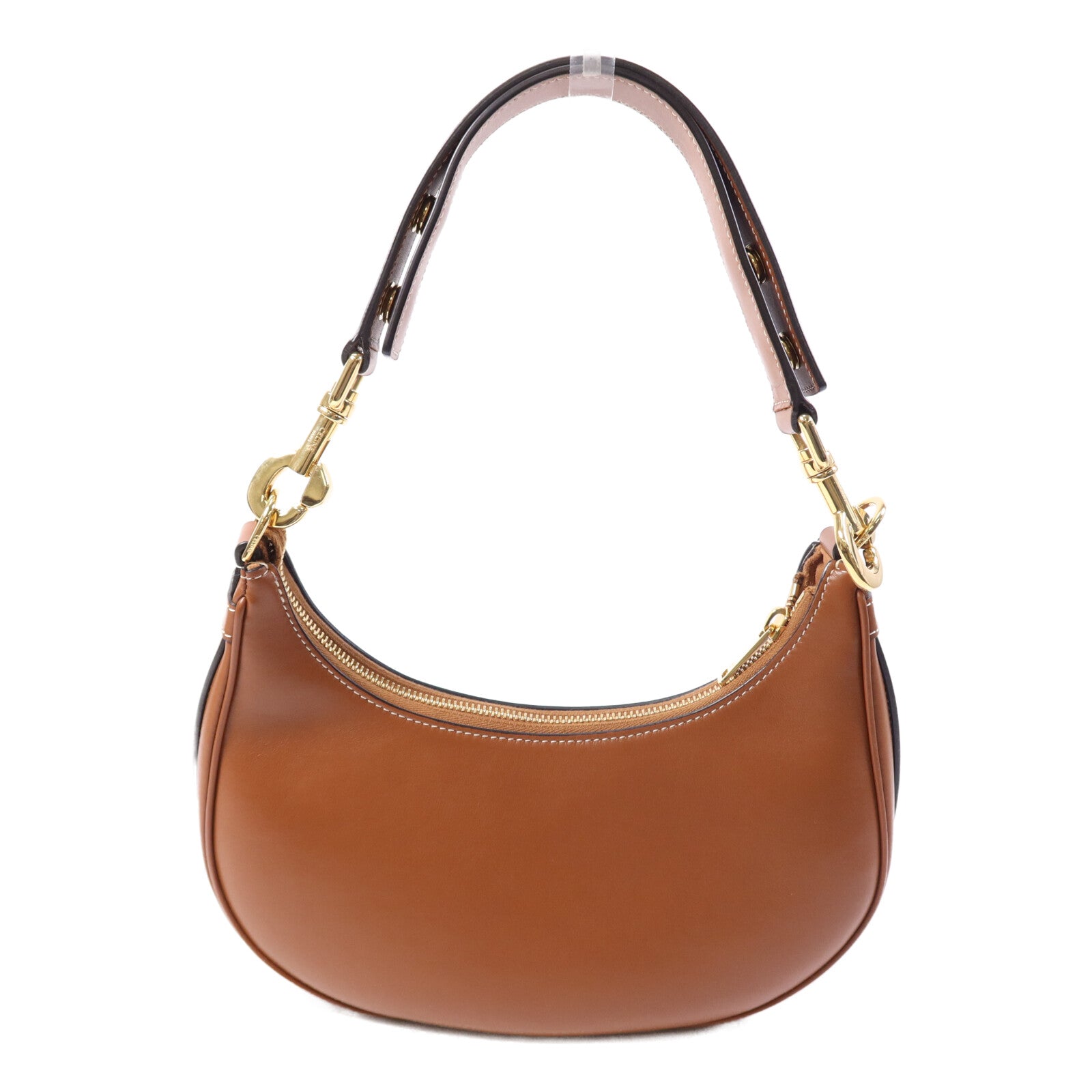 CELINE 牛皮皮革Ava金扣肩背袋