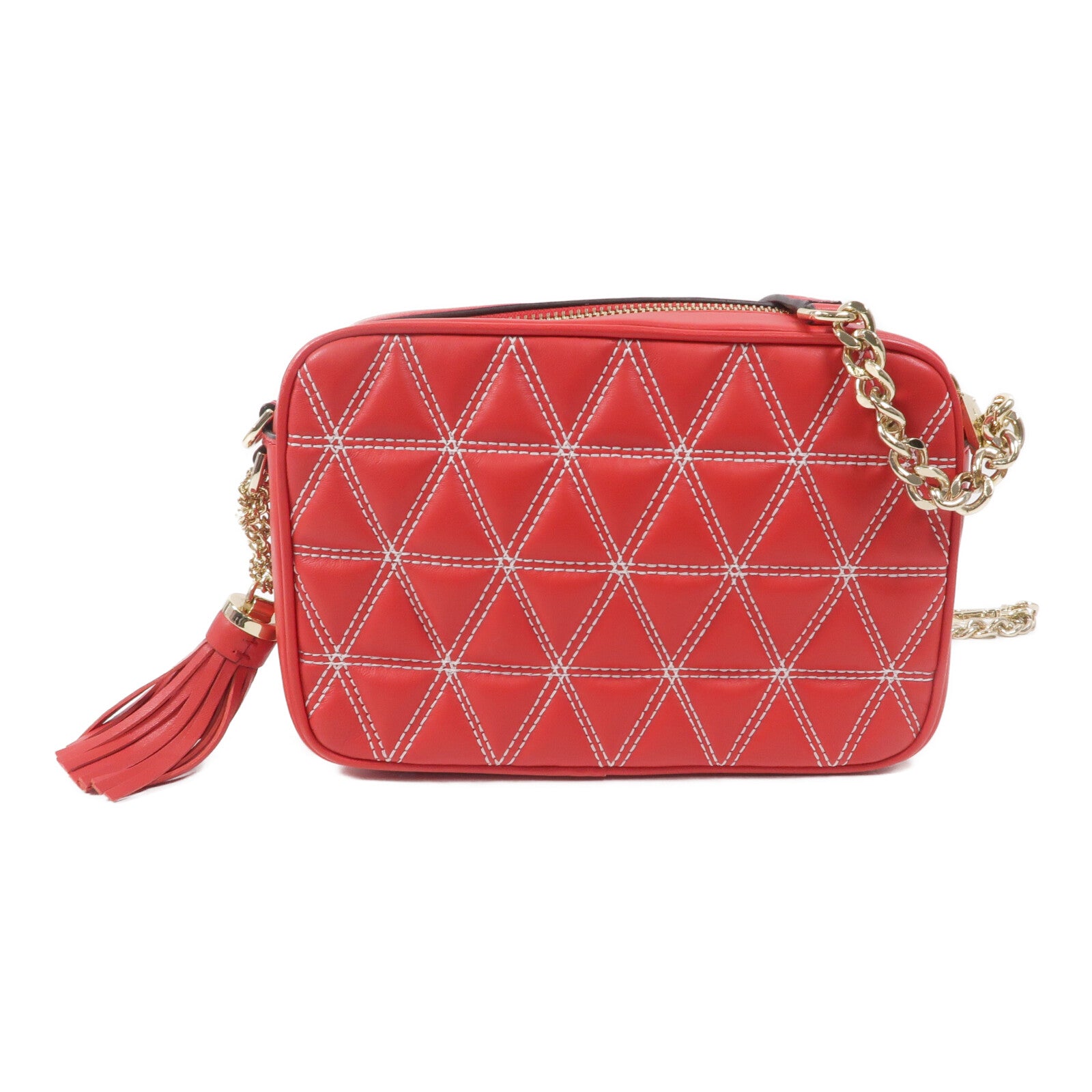 Michael Kors 牛皮皮革Ginny Leather Crossbody Bag肩背袋