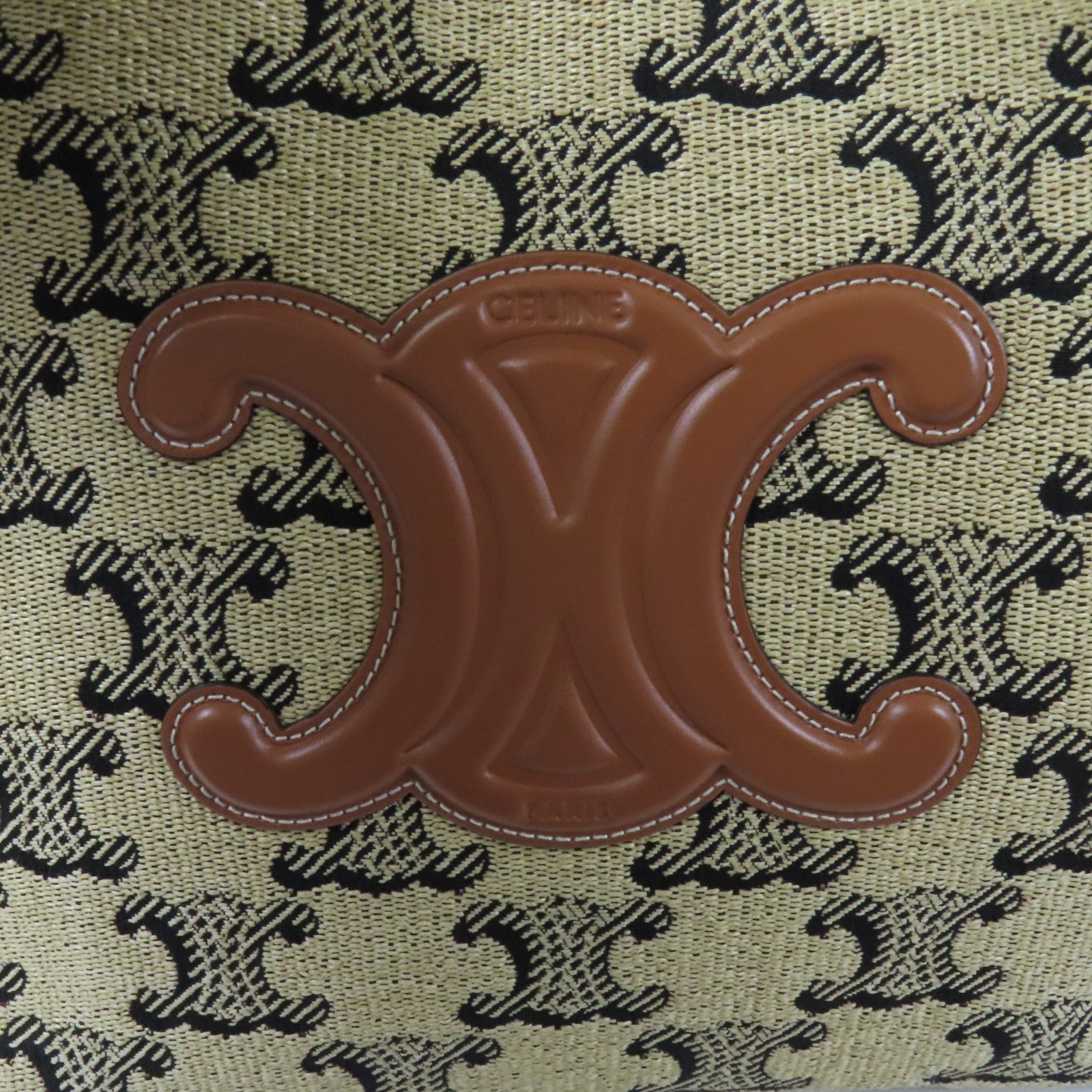 CELINE 帆布Triomphe Cabas Thais肩背袋