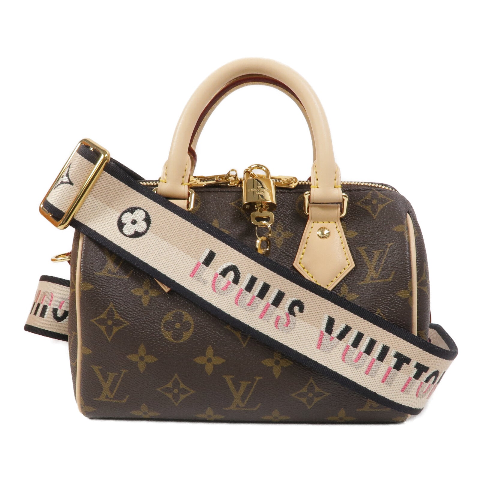 LOUIS VUITTON Monogram Speedy Bandouliere 20手挽肩背兩用袋