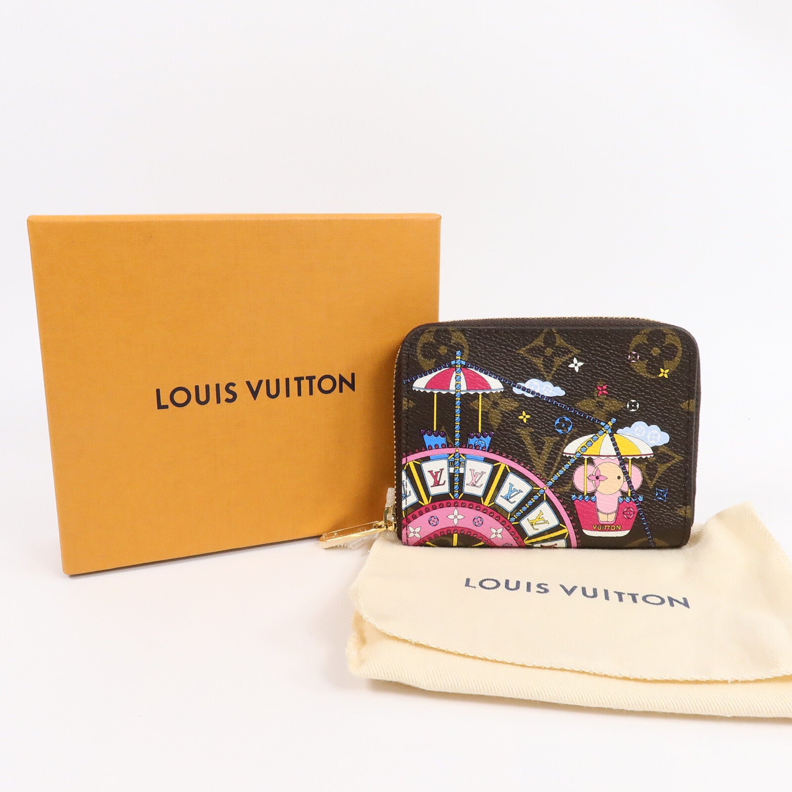 LOUIS VUITTON Monogram Vivienne Zippy Coin Purse錢包