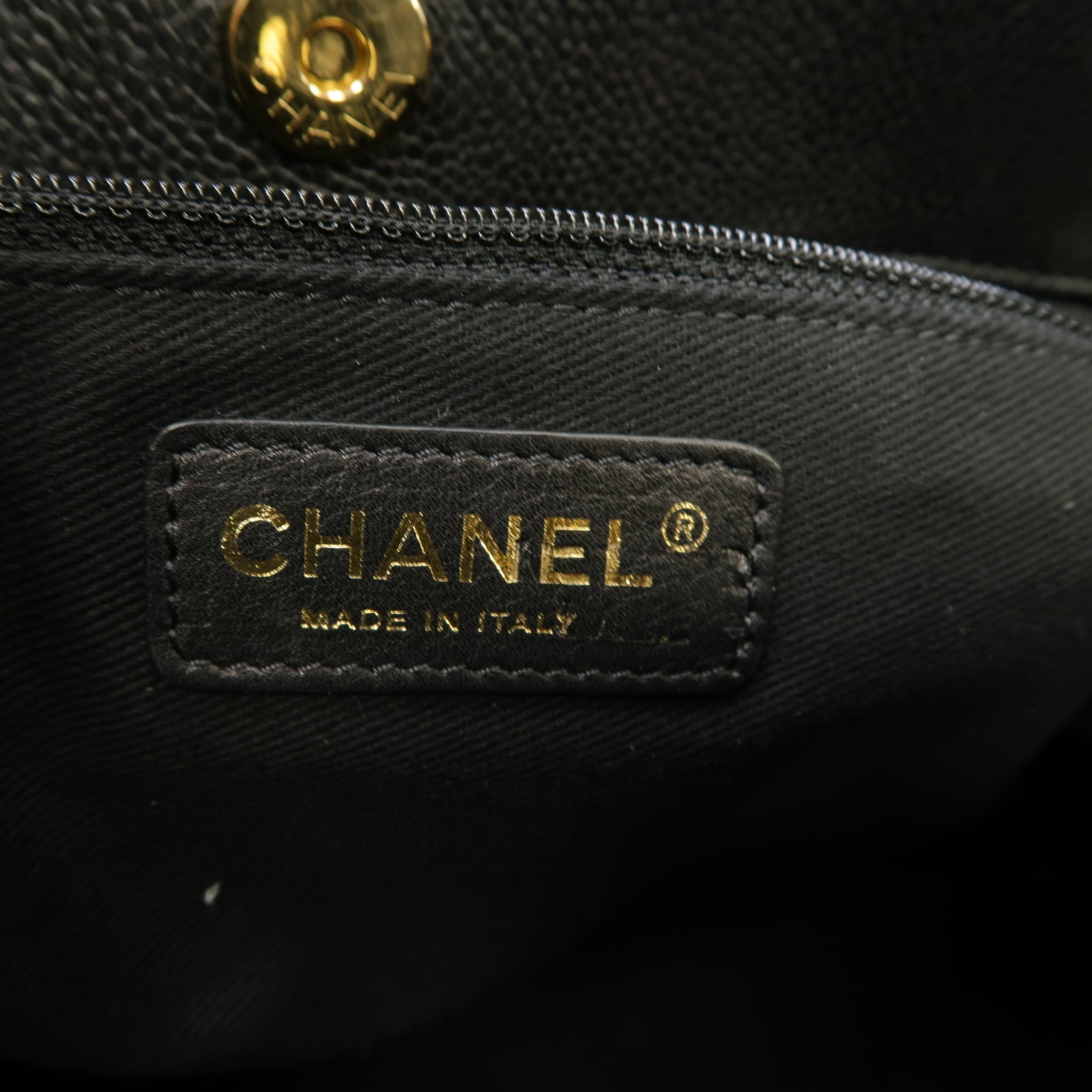 CHANEL 【激減優惠】菱格牛皮皮革Chain Shoulder Bag金扣鏈帶肩背袋黑色