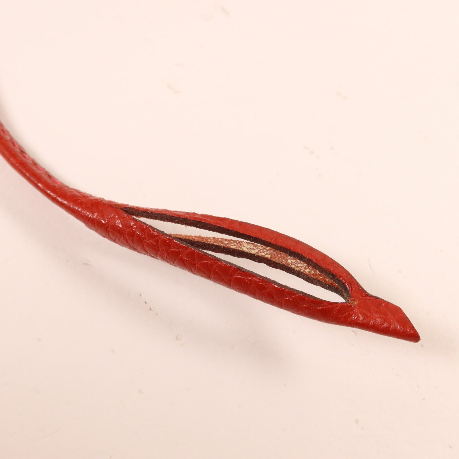 HERMES Clemence皮革Kelly 32手挽肩背兩用袋Rouge H