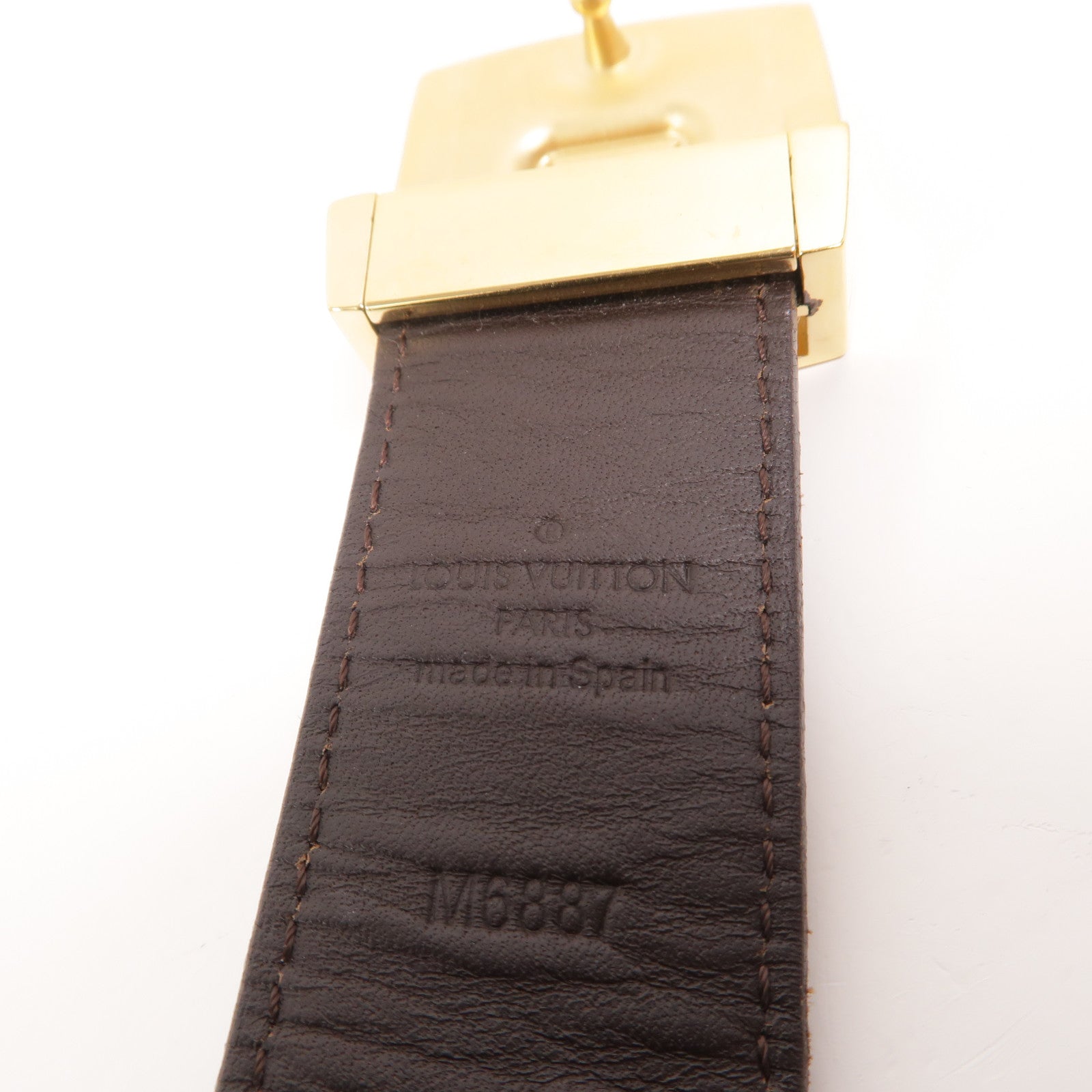 LOUIS VUITTON Monogram Belt 85cm皮帶