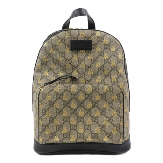 GUCCI 塗層帆布GG Supreme Backpack背包