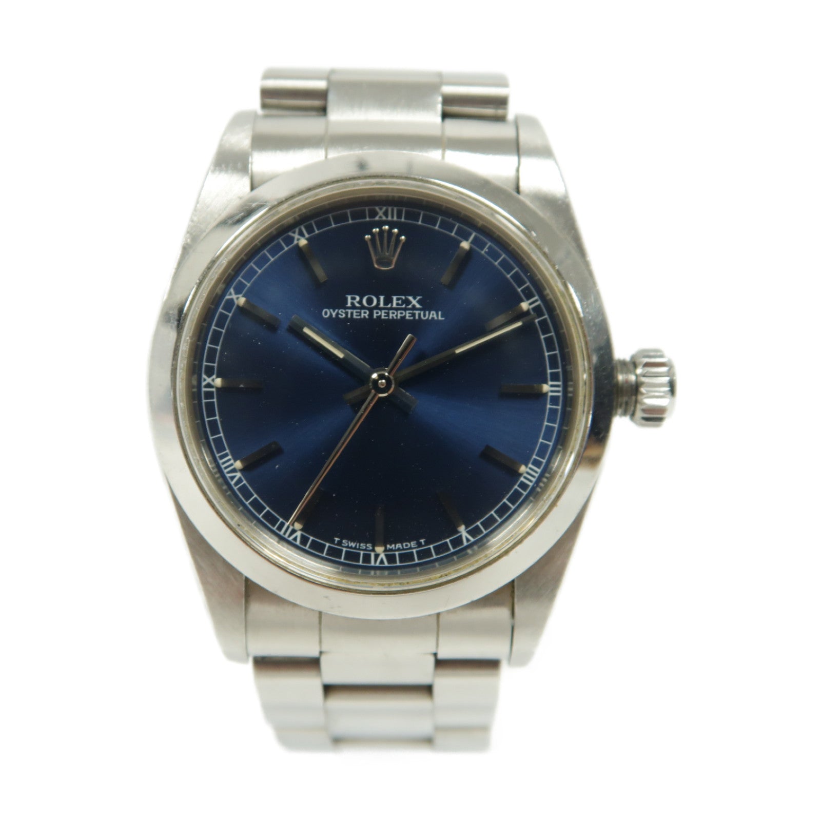 ROLEX Oyster Perpetual 31不鏽鋼手錶自動機芯藍色