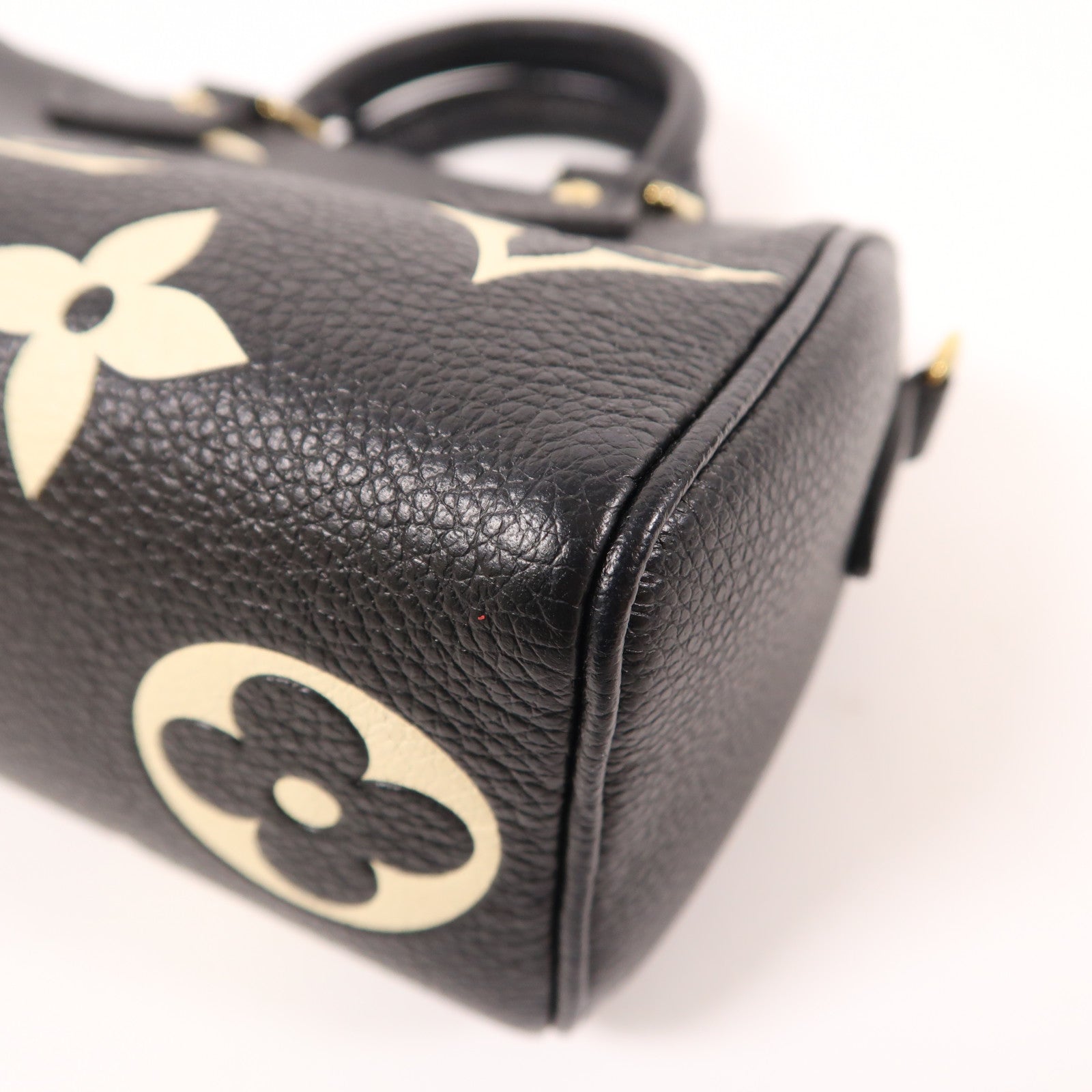 LOUIS VUITTON Monogram Empreinte Nano Speedy金扣手挽肩背兩用袋