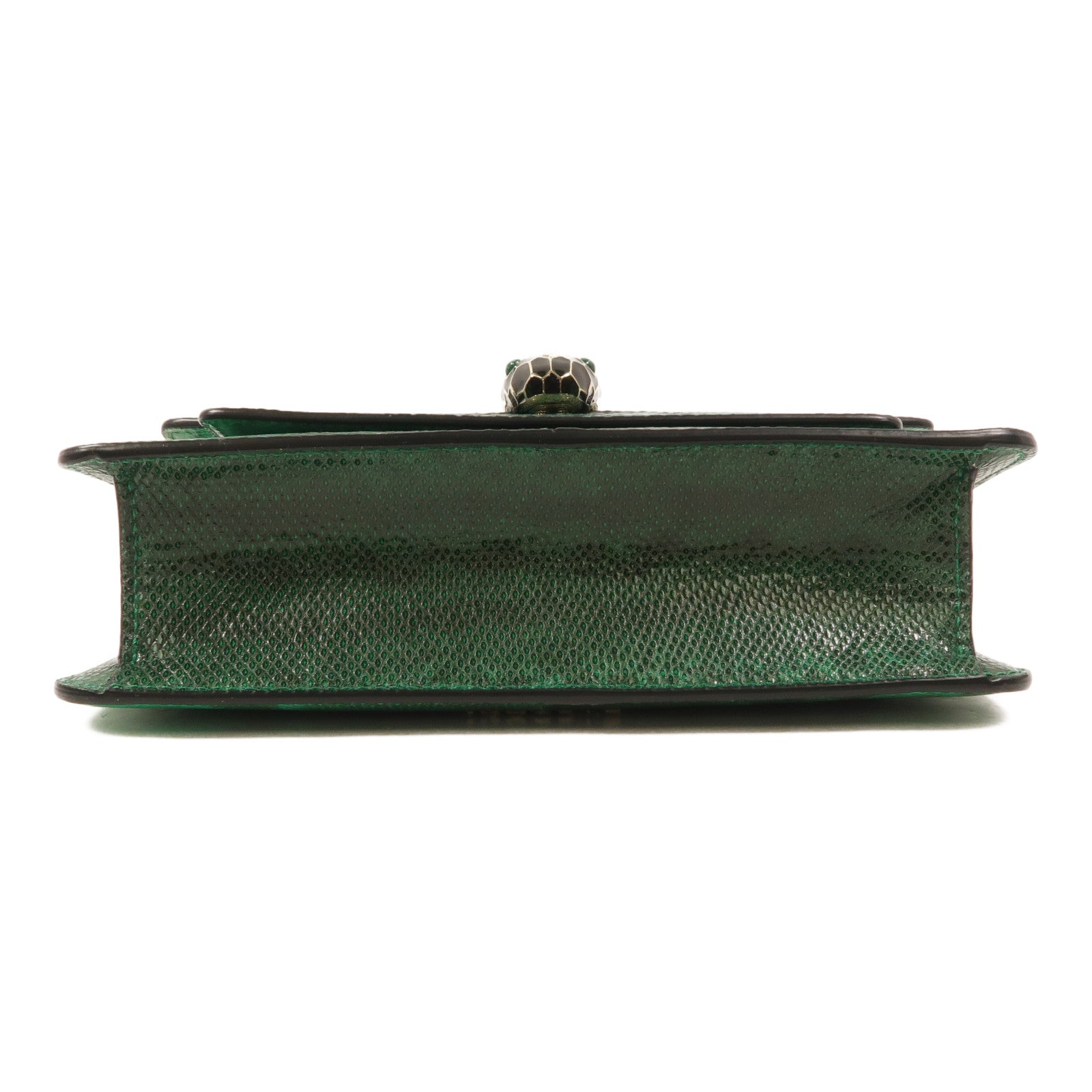 BVLGARI 蜥蝪皮革Serpenti Forever East West鏈帶肩背袋