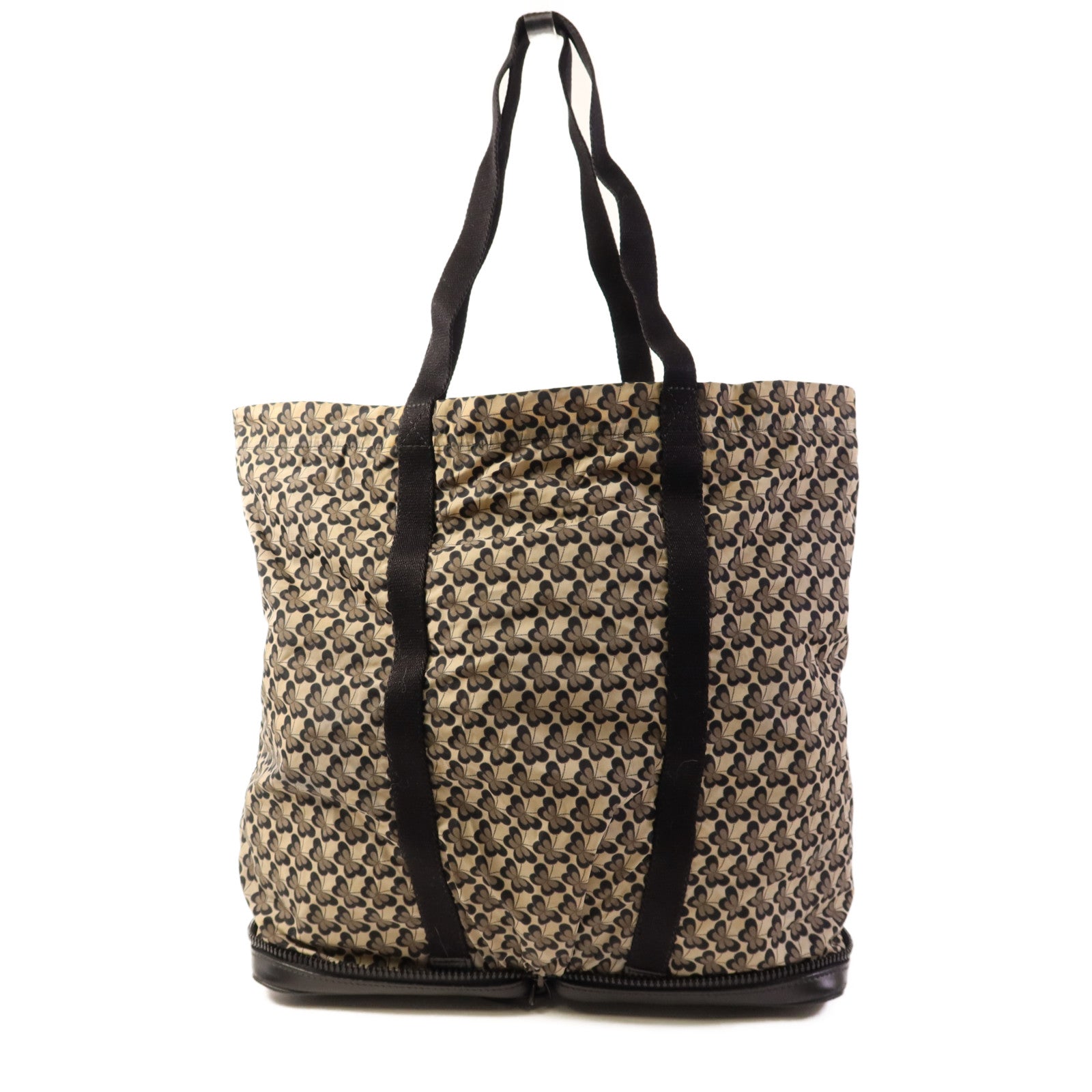 BOTTEGA VENETA 皮革/尼龍Tote Bag手挽袋