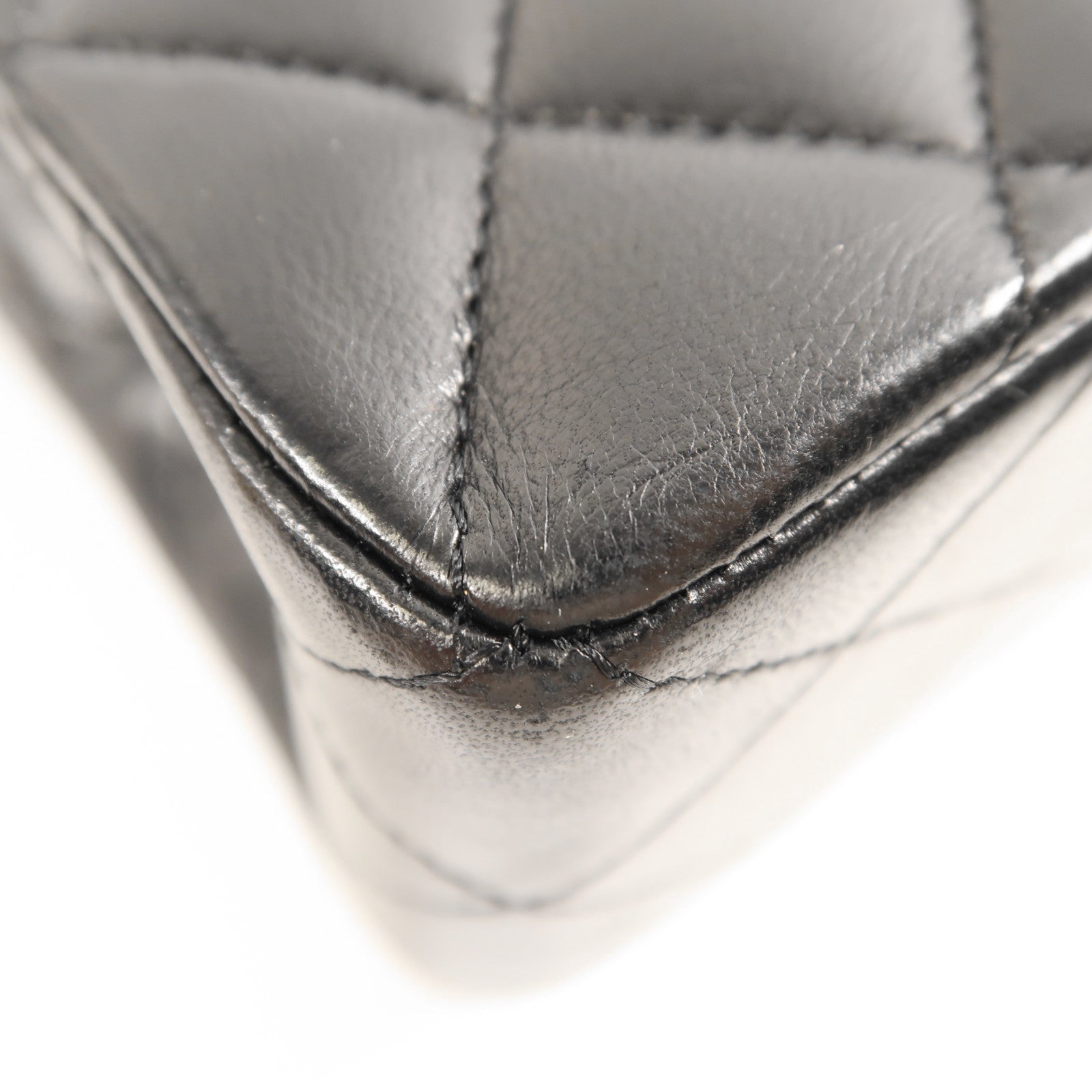 CHANEL 【激減優惠】羊皮皮革Classic 23銀扣鏈帶肩背袋