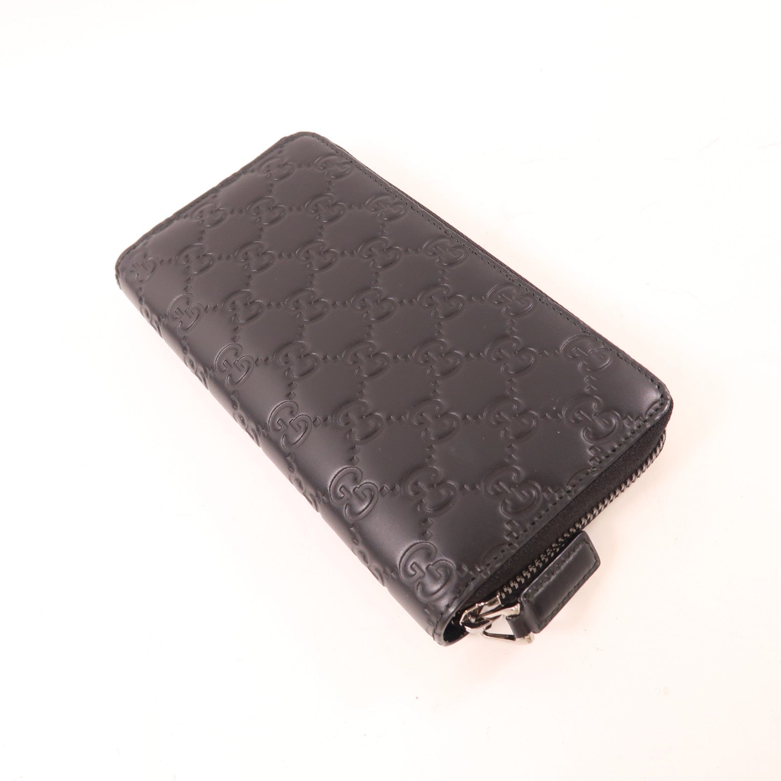 GUCCI 牛皮皮革Long Wallet銀扣長錢包