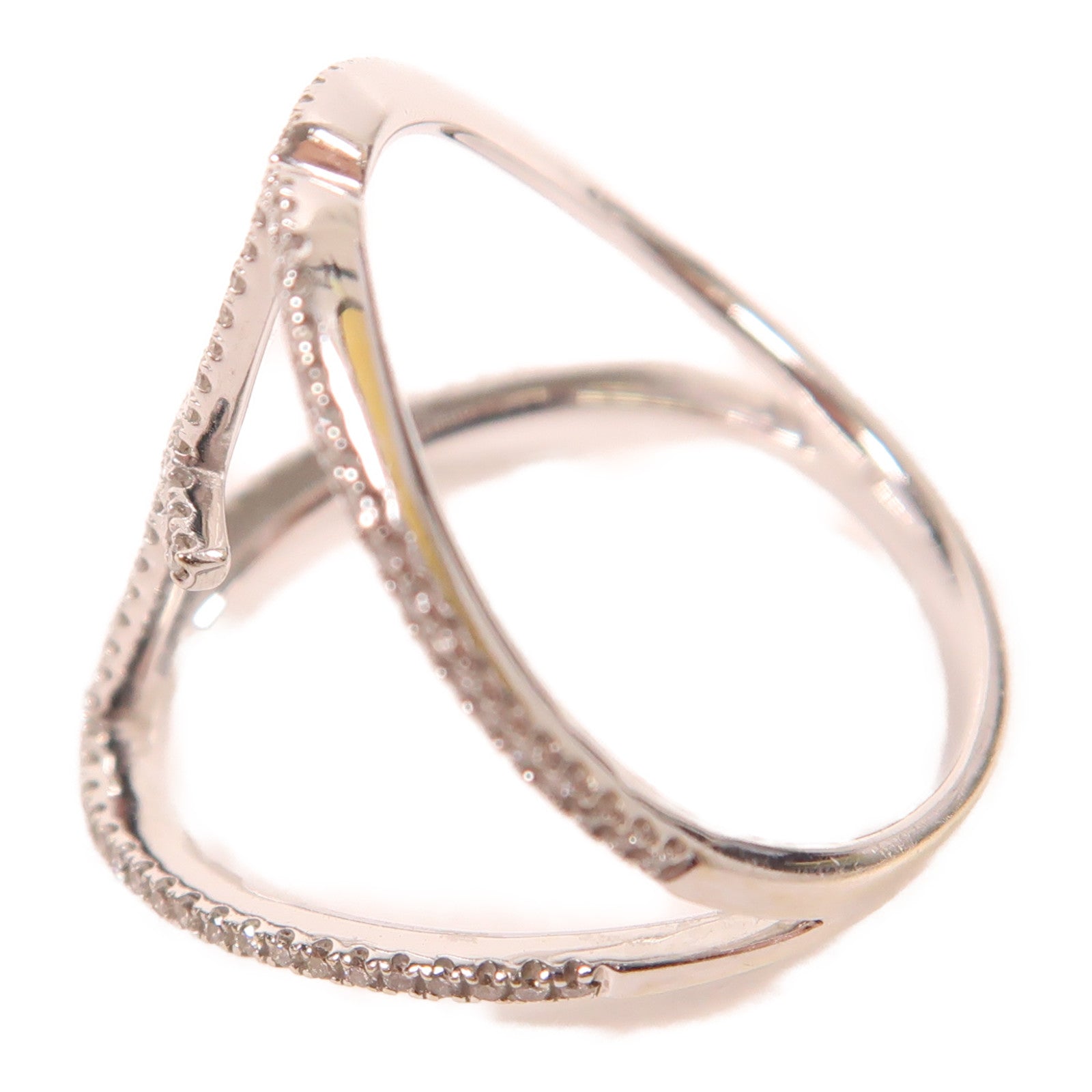 JEWELRY 【激減優惠】18K白金/鑽石Diamond Ring戒指US#6.25