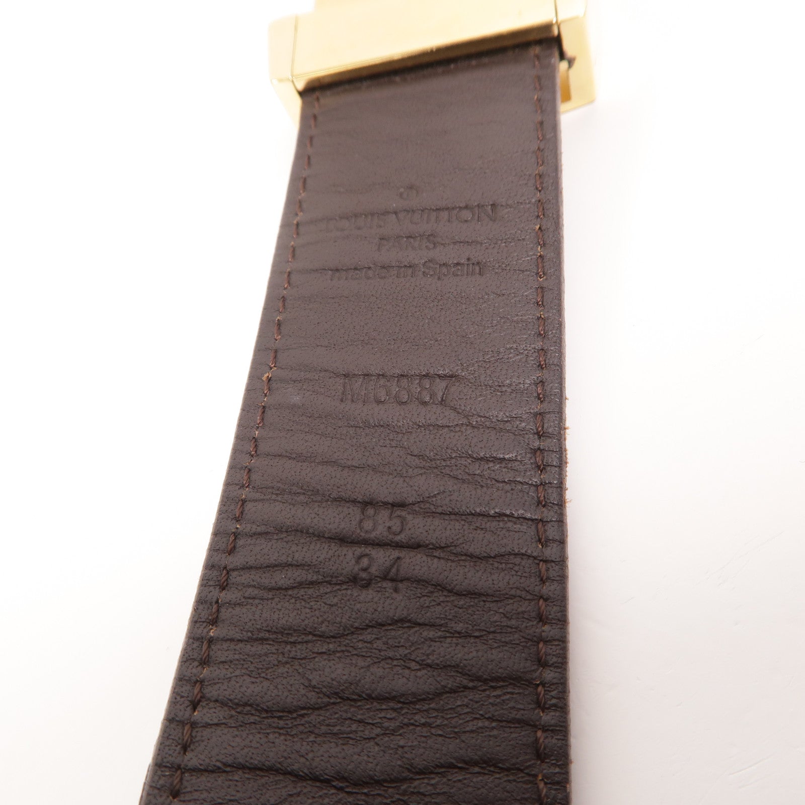 LOUIS VUITTON Monogram Belt 85cm皮帶