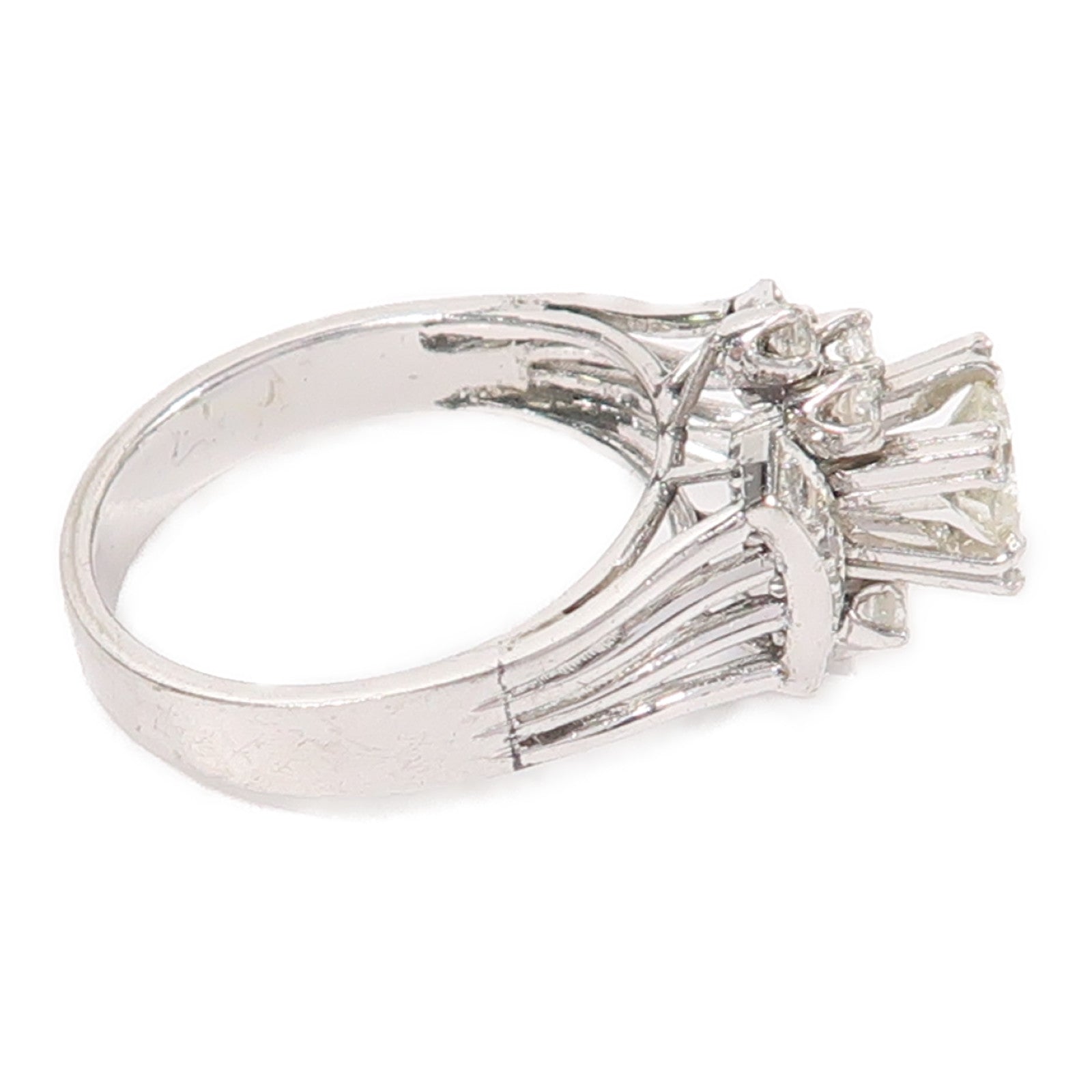 JEWELRY 8K白金Diamond鑽石戒指US#4.5