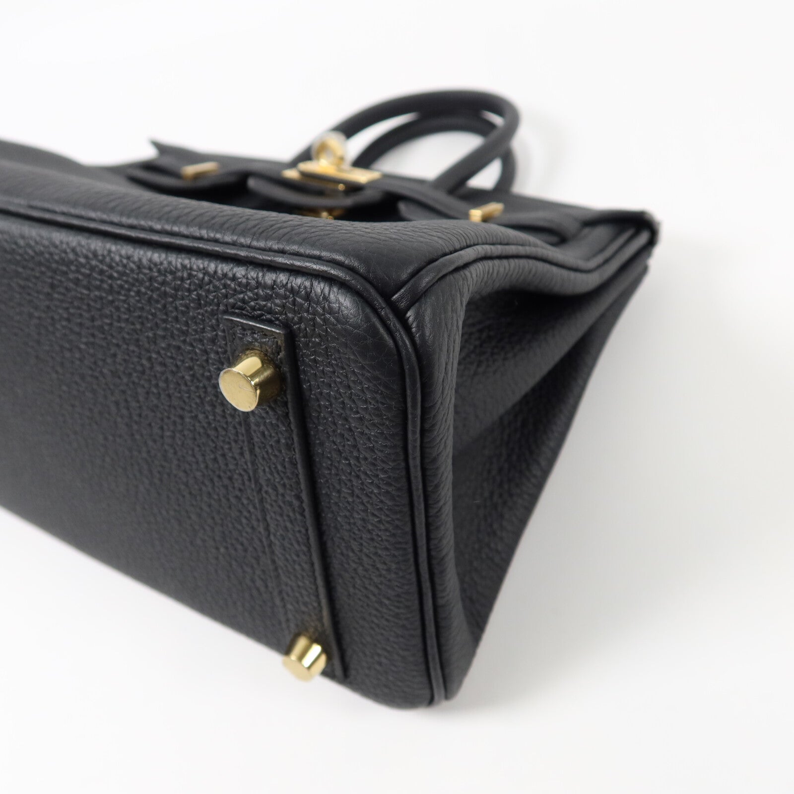 HERMES Togo皮革Birkin 25手挽袋Noir