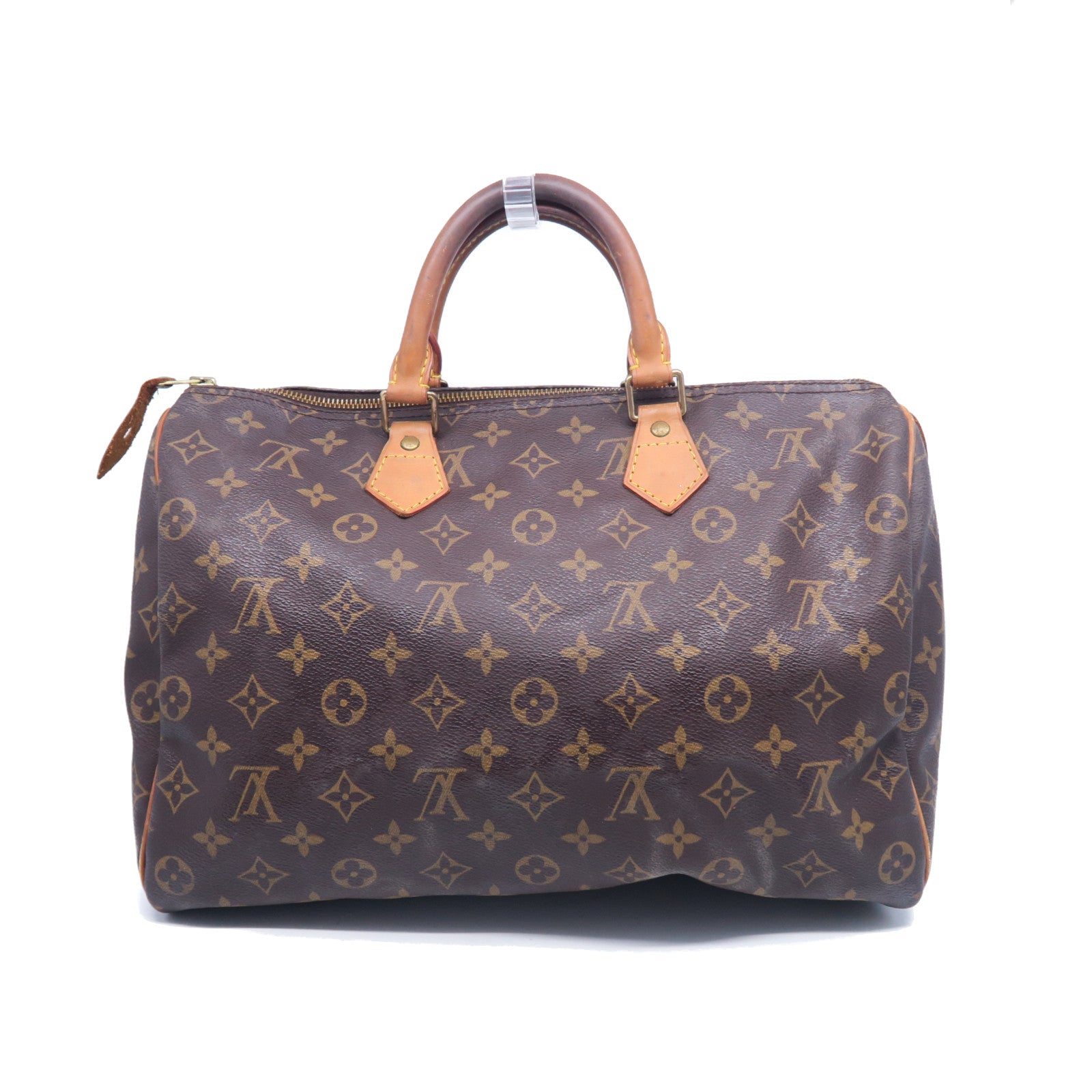 LOUIS VUITTON 【激減優惠】Monogram Speedy 35金扣手挽袋啡色
