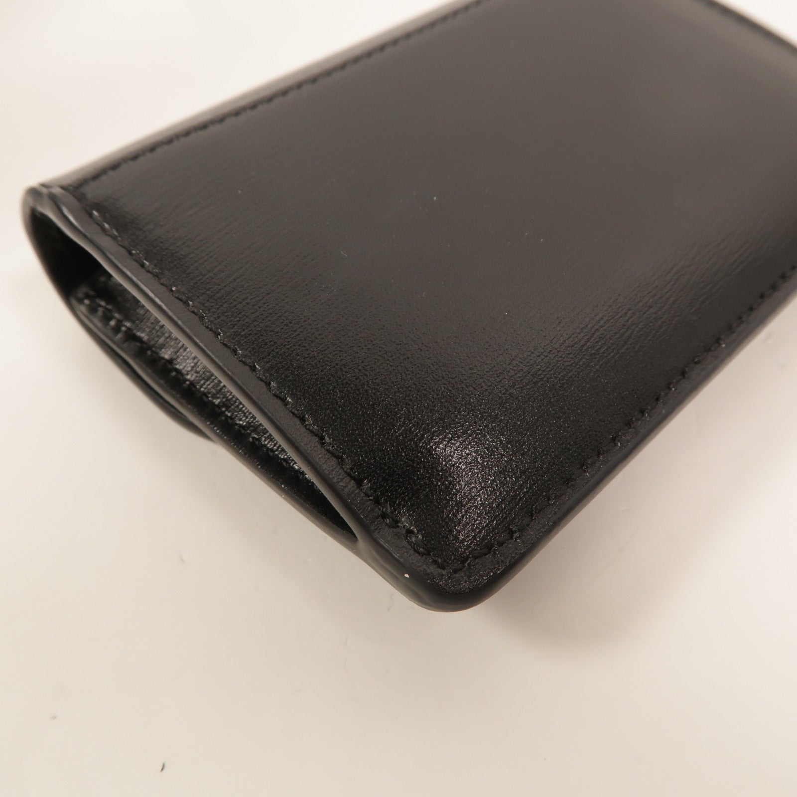 CELINE 牛皮皮革Card Holder With Flap Triomphe卡片套